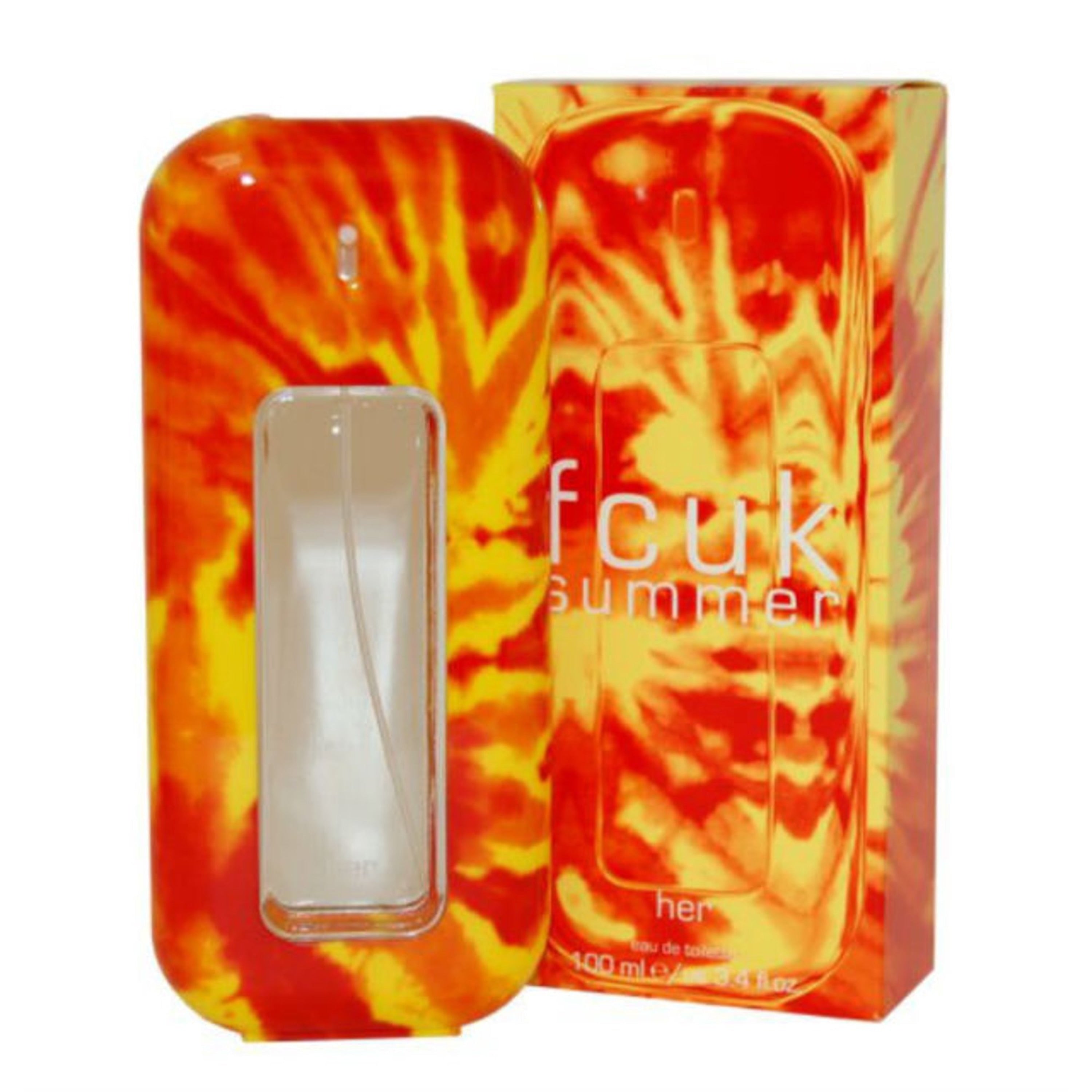 FCUK Summer 100ML Eau de Toilette Spray for Women - Fresh Floral Fragrance for Daytime Wear, Beach Outings & Summer Parties