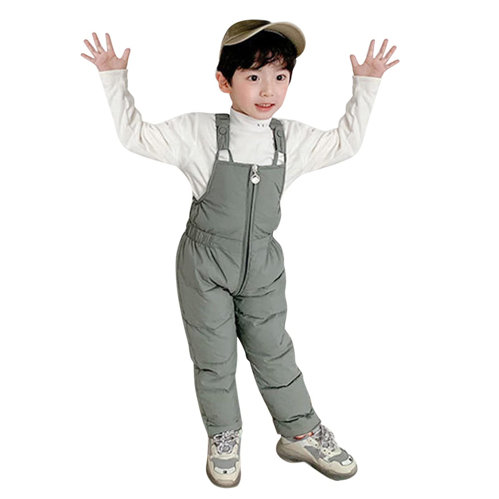 Baby Snow Bib Overalls - Winter Warm Pants & Skiing Trousers for Toddlers | Insulated Waterproof Romper Jumpsuit for Boys & Girls | Perfect for Snow Play, Skiing & Cold Weather Outdoors