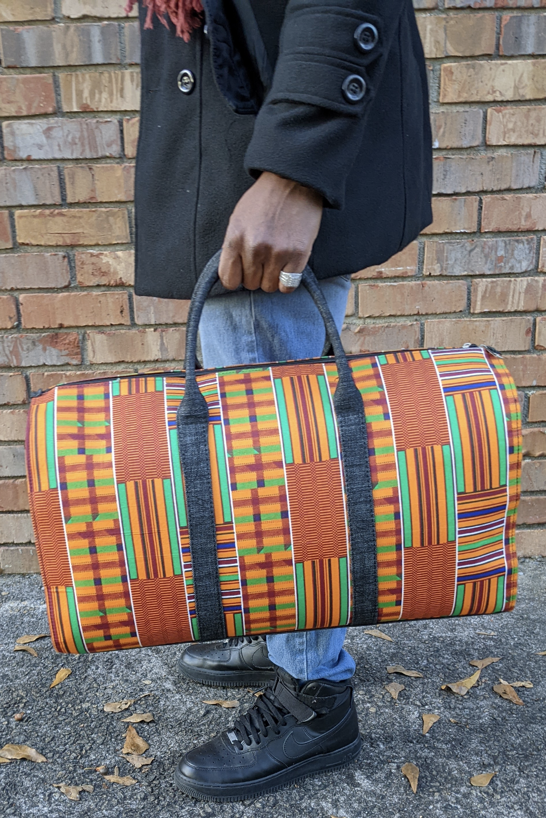 Blavo African Print Kente Bag DPPB3227T - Handmade Tribal Pattern Crossbody Purse for Women | Perfect for Cultural Events, Weddings & Everyday Fashion Accessory