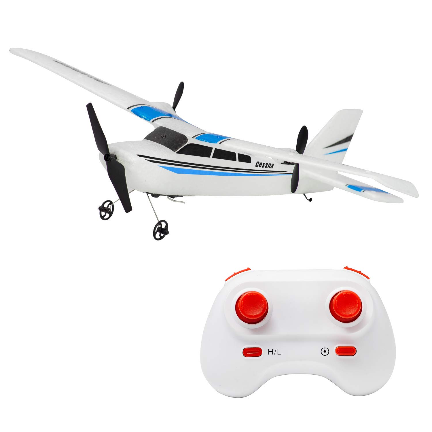 **2.4GHz 2-Channel RC Plane RTF Remote Control Airplane for Beginners, 350mm Wingspan – Perfect for Outdoor Flying & Hobby Training**