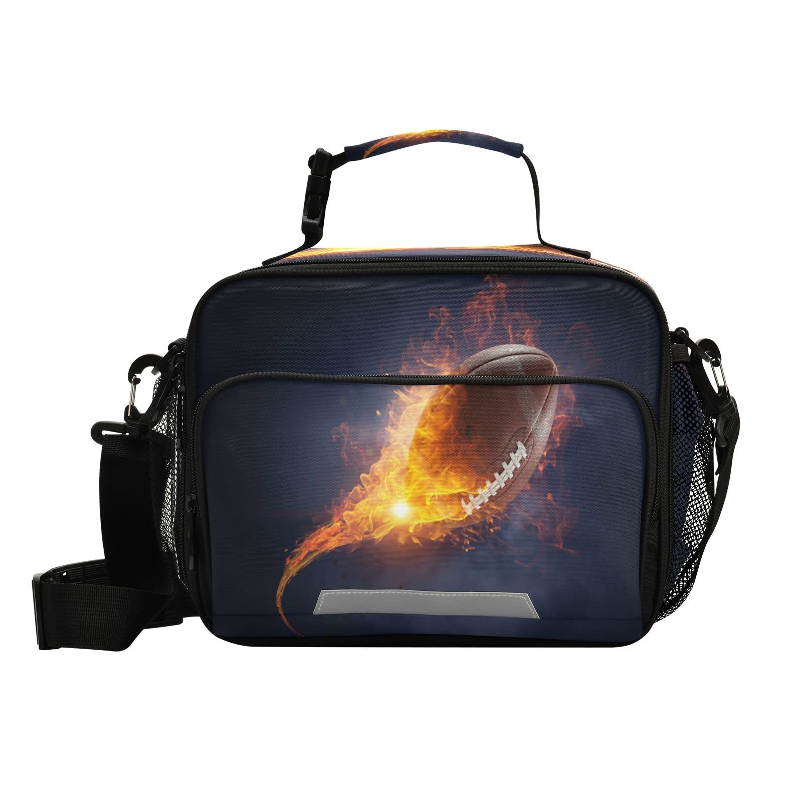Insulated Lunch Box for School, Work & Travel - Reusable Cooler Bag with Shoulder Strap for Students, Teens, Adults - Perfect for School Lunches, Office Meals, Picnics & Outdoor Activities