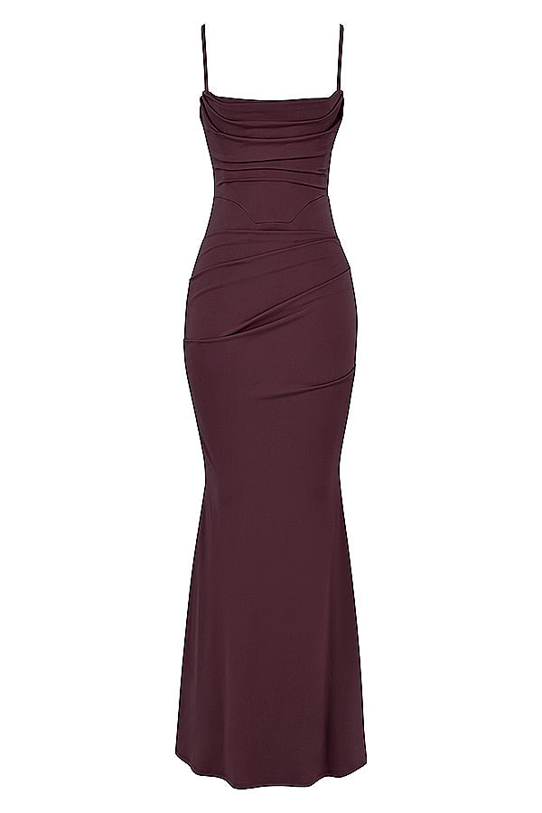 ANNIE Corset Maxi Dress for Women - Elegant Bodycon Evening Gown with Lace Detailing - Perfect for Prom, Wedding Guest, Cocktail Party & Special Occasions