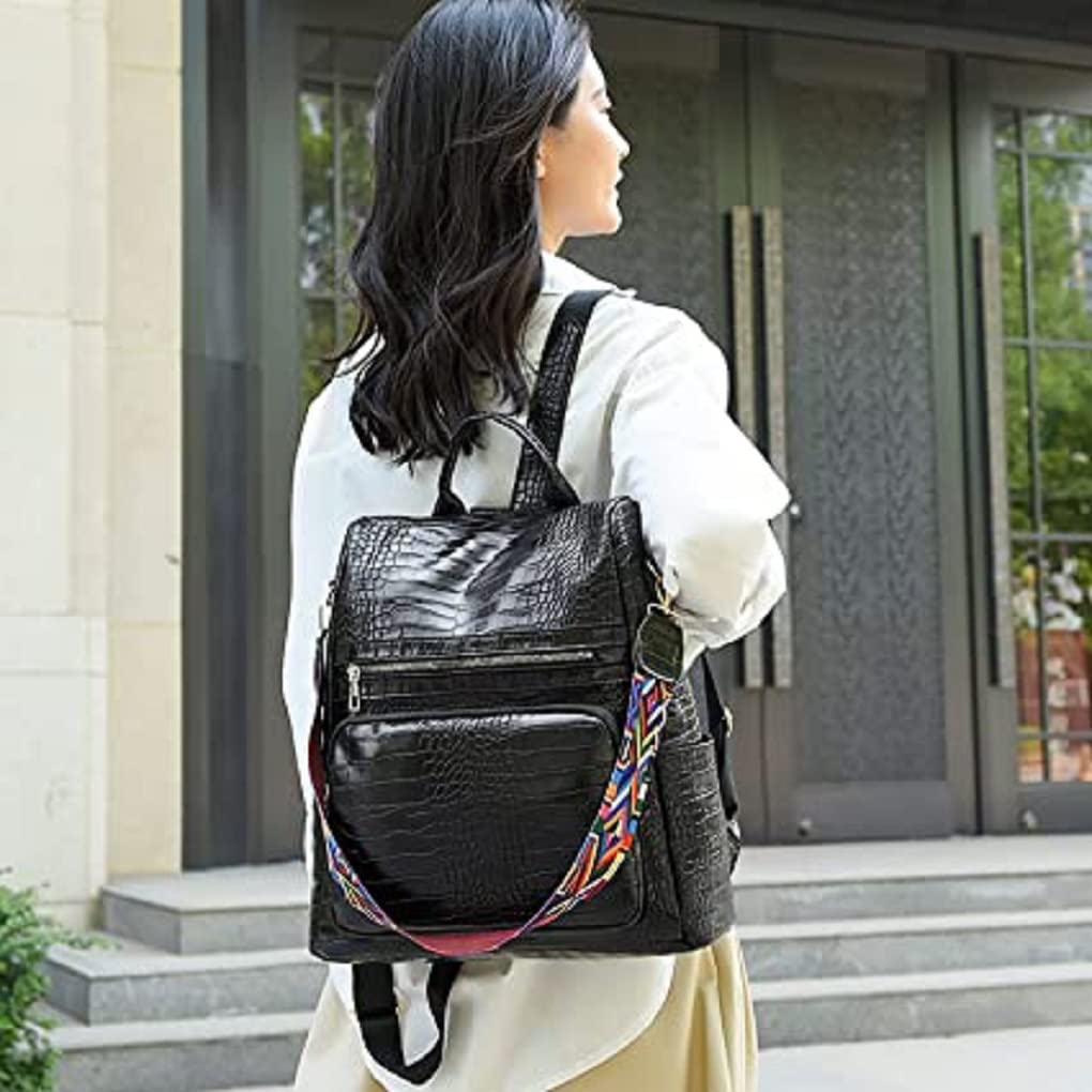 LAVISHOR Genuine Leather Backpack for Women - Stylish School Bag, Student Backpack & Travel Backpack - Perfect for College, Work & Outdoor Adventures