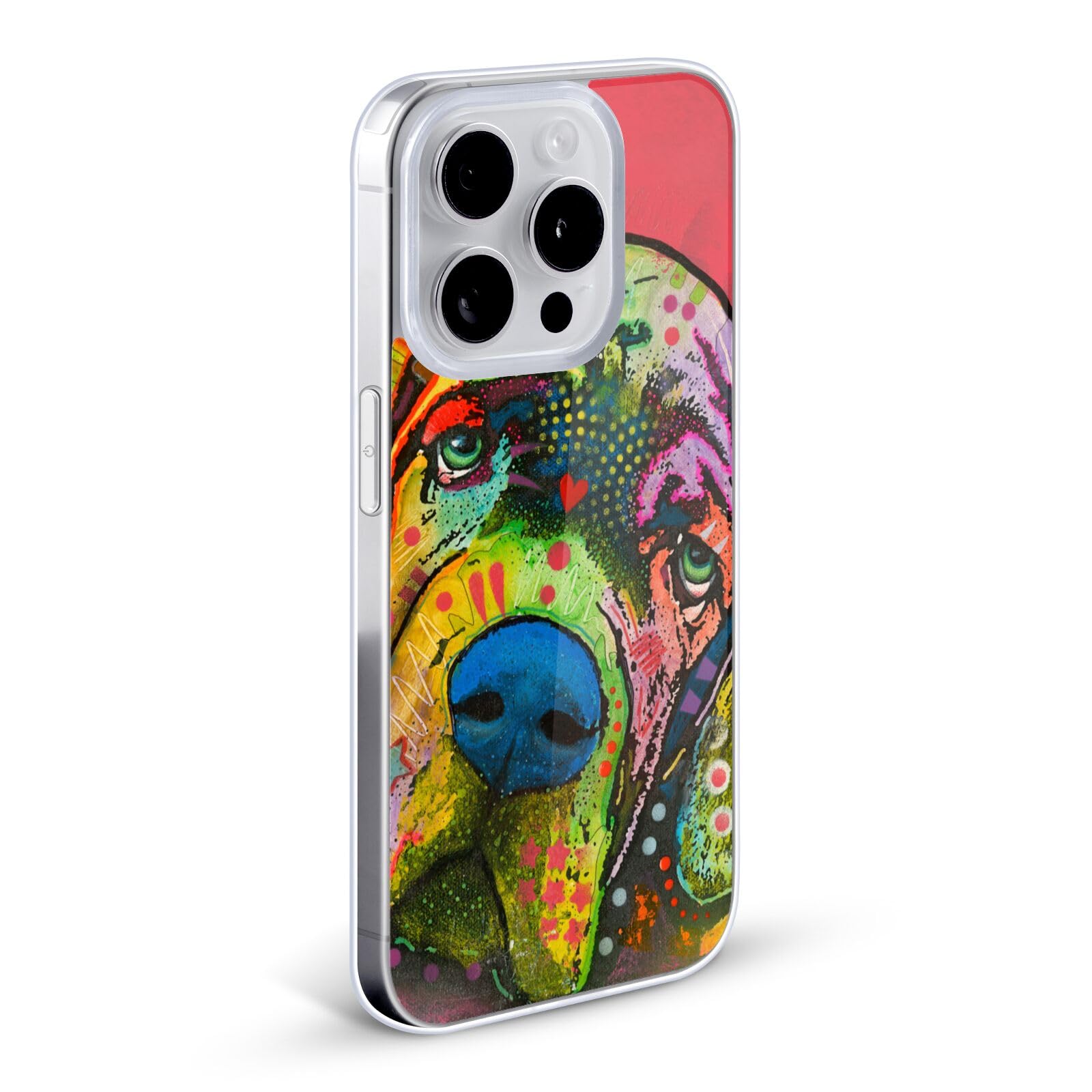 Officially Licensed Dean Russo Mastiff Dogs Soft Gel Phone Case for Apple iPhone 11 Pro - Durable Protective Cover with Artistic Design, Perfect for Pet Lovers and iPhone Users