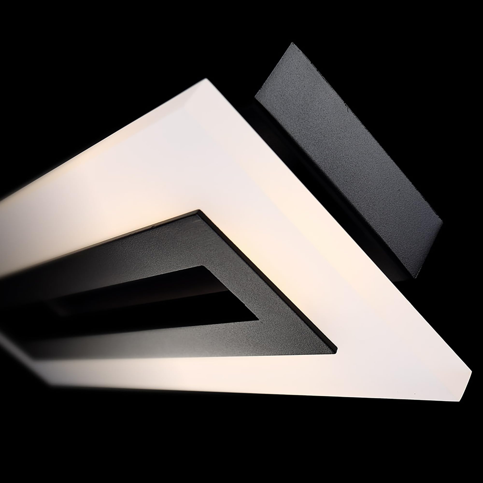 Modern Forms Shadow 24 Inch LED Wall Light - Indoor/Outdoor Black Fixture with 3000K Warm White Light | Perfect for Porch, Patio, Garage & Entryway Lighting