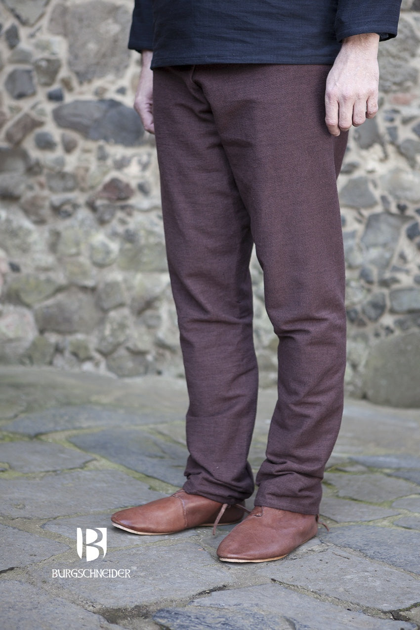 Thorsberg Viking Pants Ragnar Brown - Authentic Norse Trousers for LARP, Cosplay & Medieval Reenactment