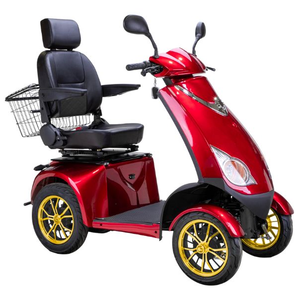 Premium Platinum Bariatric 4-Wheel Mobility Scooter for Heavy Adults - Heavy Duty Electric Wheelchair for Indoor & Outdoor Use - Ideal for Shopping, Travel, and Daily Mobility Assistance
