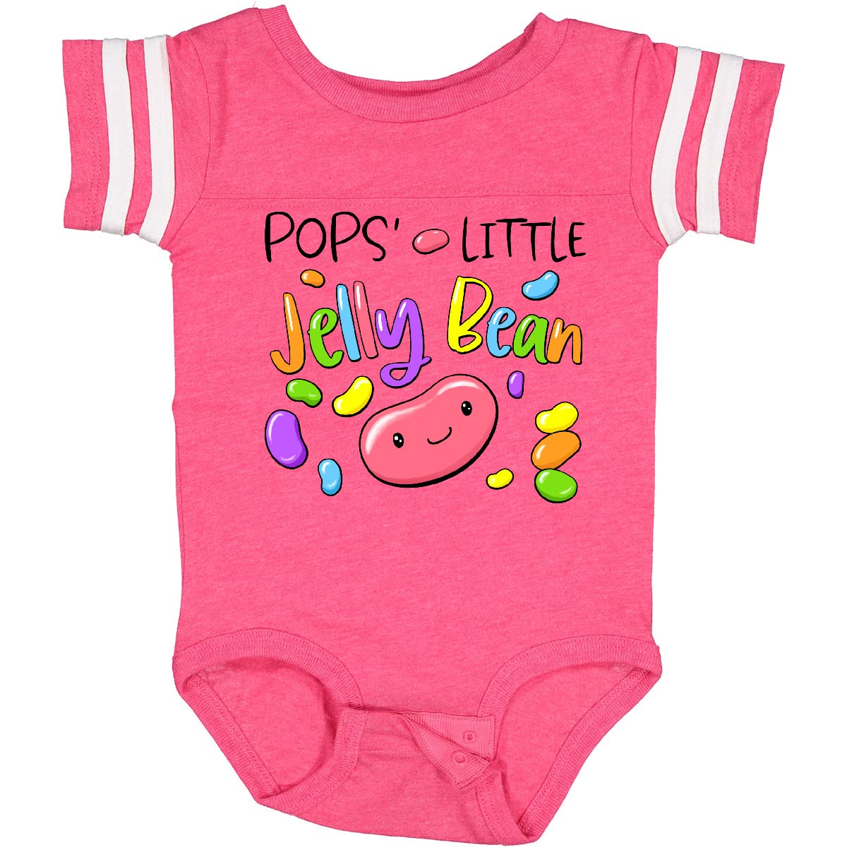 Inktastic Pops' Little Jellybean Cute Easter Candy Baby Bodysuit - Adorable Easter Outfit for Infants & Toddlers - Perfect for Easter Photos, Family Gatherings & Holiday Celebrations