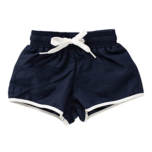 Sisterly Market Women's Swim Shorts - Quick-Dry, Comfortable, Navy Blue - Perfect for Beach, Pool, and Water Sports