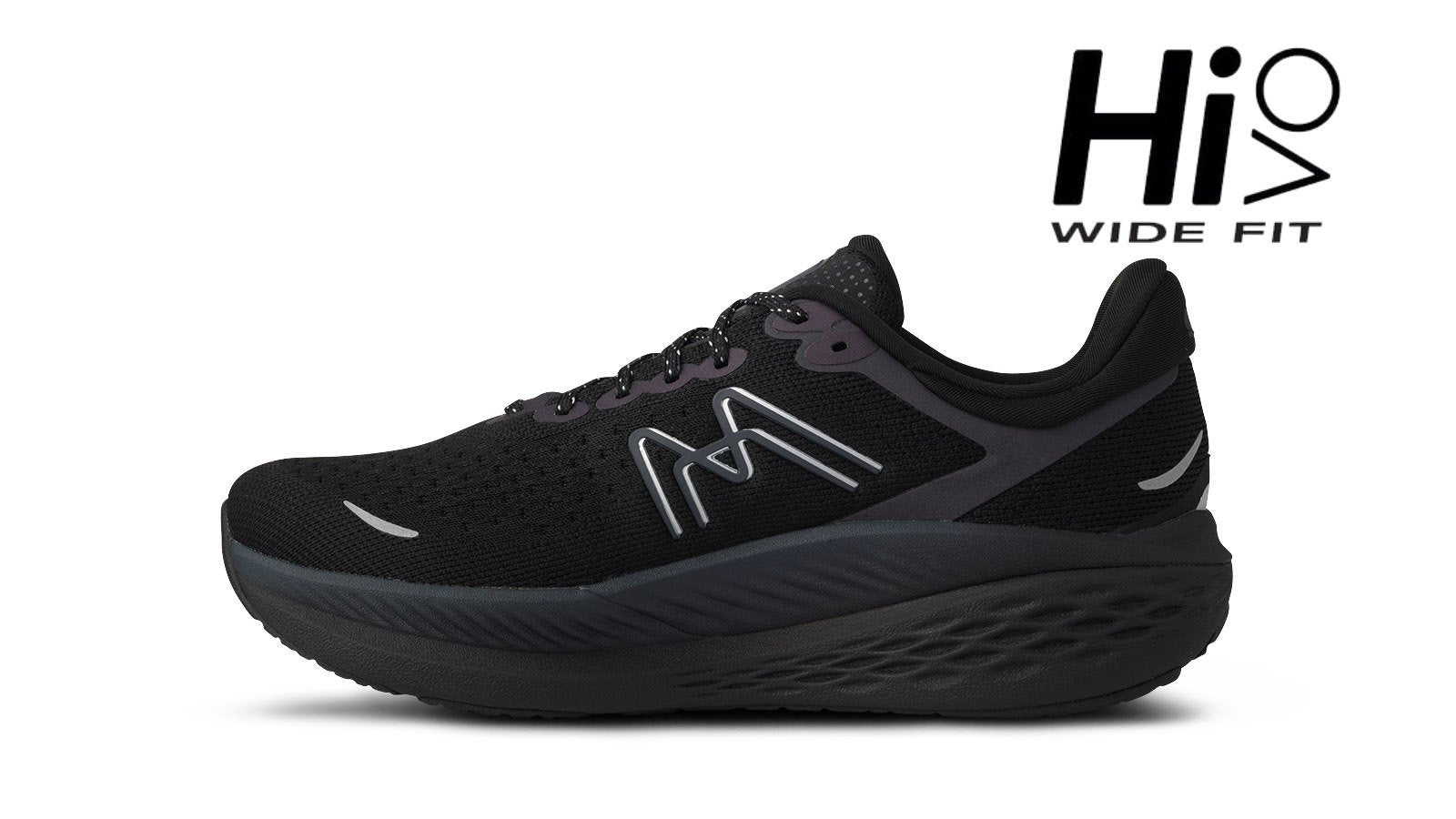 Women's Mestari Run 1.5 Hivo Running Shoes - Black/Black | Lightweight & Comfortable for Jogging, Gym Workouts & Daily Wear