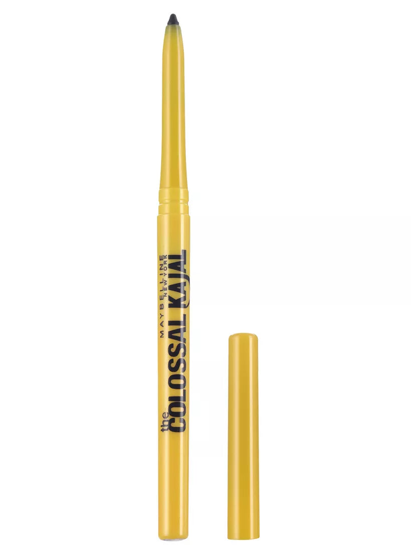 Maybelline New York Colossal Kajal Eyeliner - Smudge-Proof & Long-Lasting Kohl Pencil for Dramatic Eye Looks | Perfect for Everyday Makeup, Parties & Special Occasions