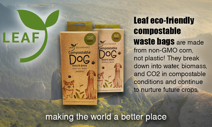 Eco-Friendly Compostable Dog Poop Bags - Biodegradable Waste Bags for Pets - Perfect for Dog Walking, Park Visits, and Outdoor Adventures