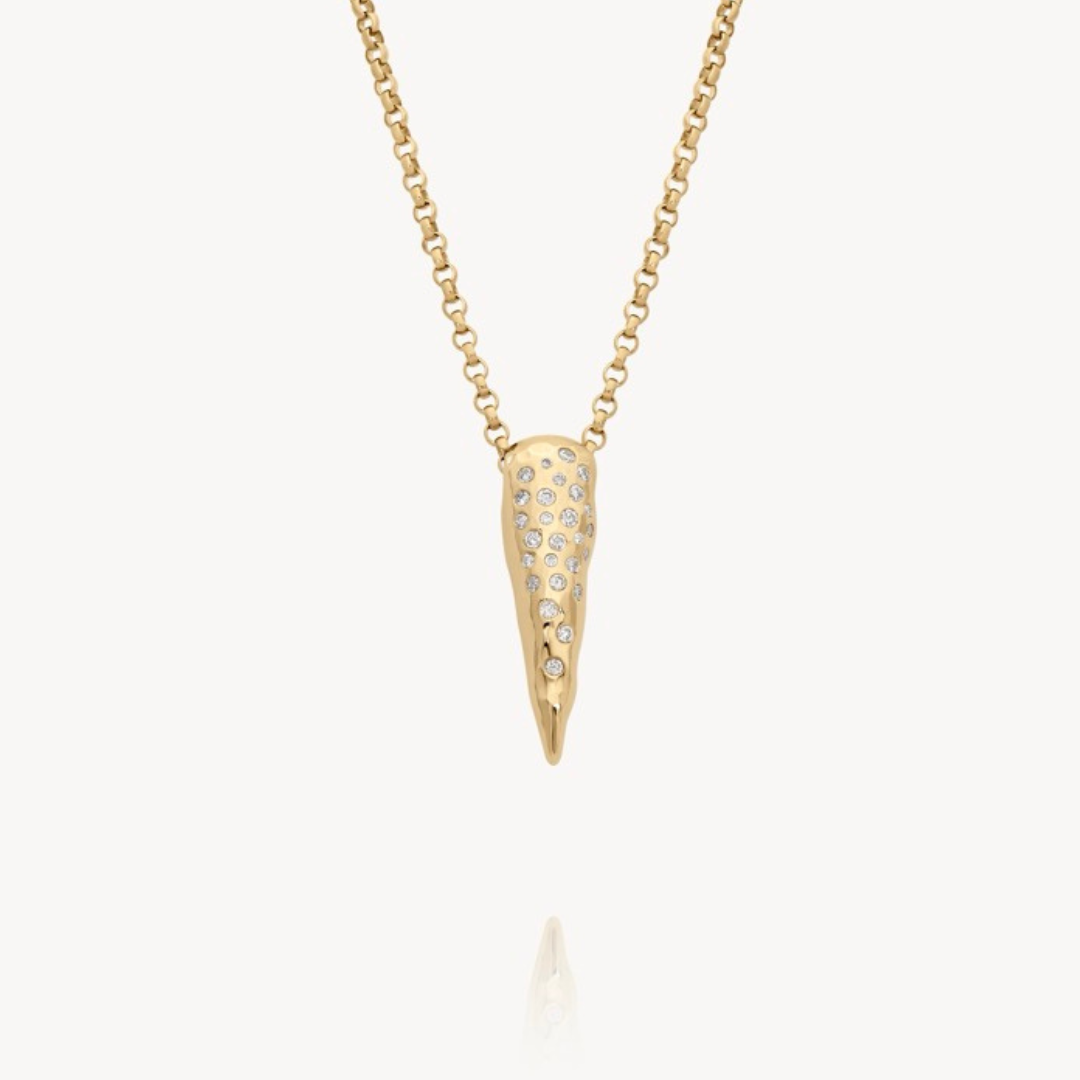 Exquisite Rough Diamond Necklace - Handmade Jewelry for Women - Perfect for Weddings, Parties & Special Occasions