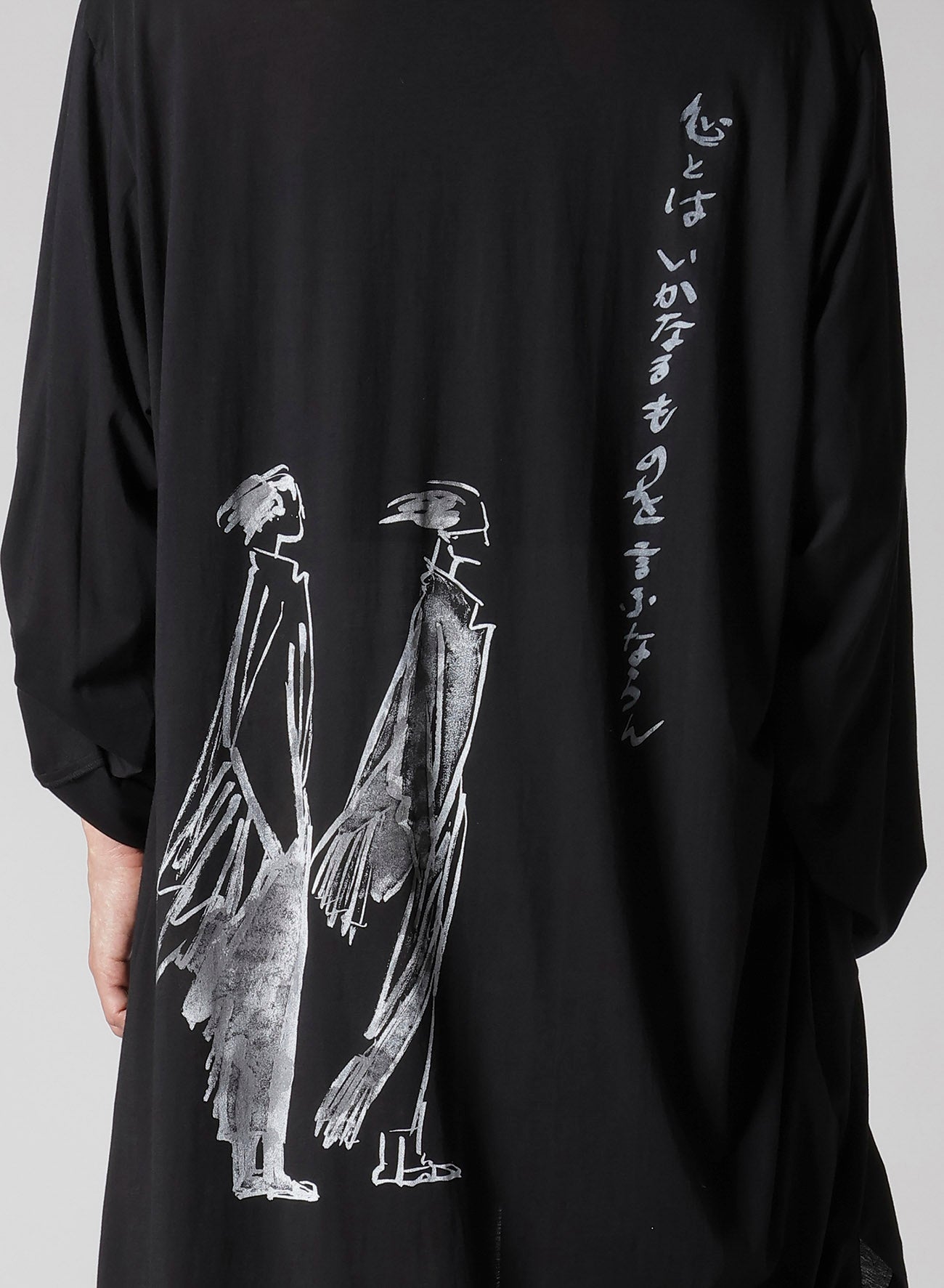 Fashionable Women's Long Blouse with Handwritten Print - Elegant Casual Wear for Office, Party & Daily Outfits
