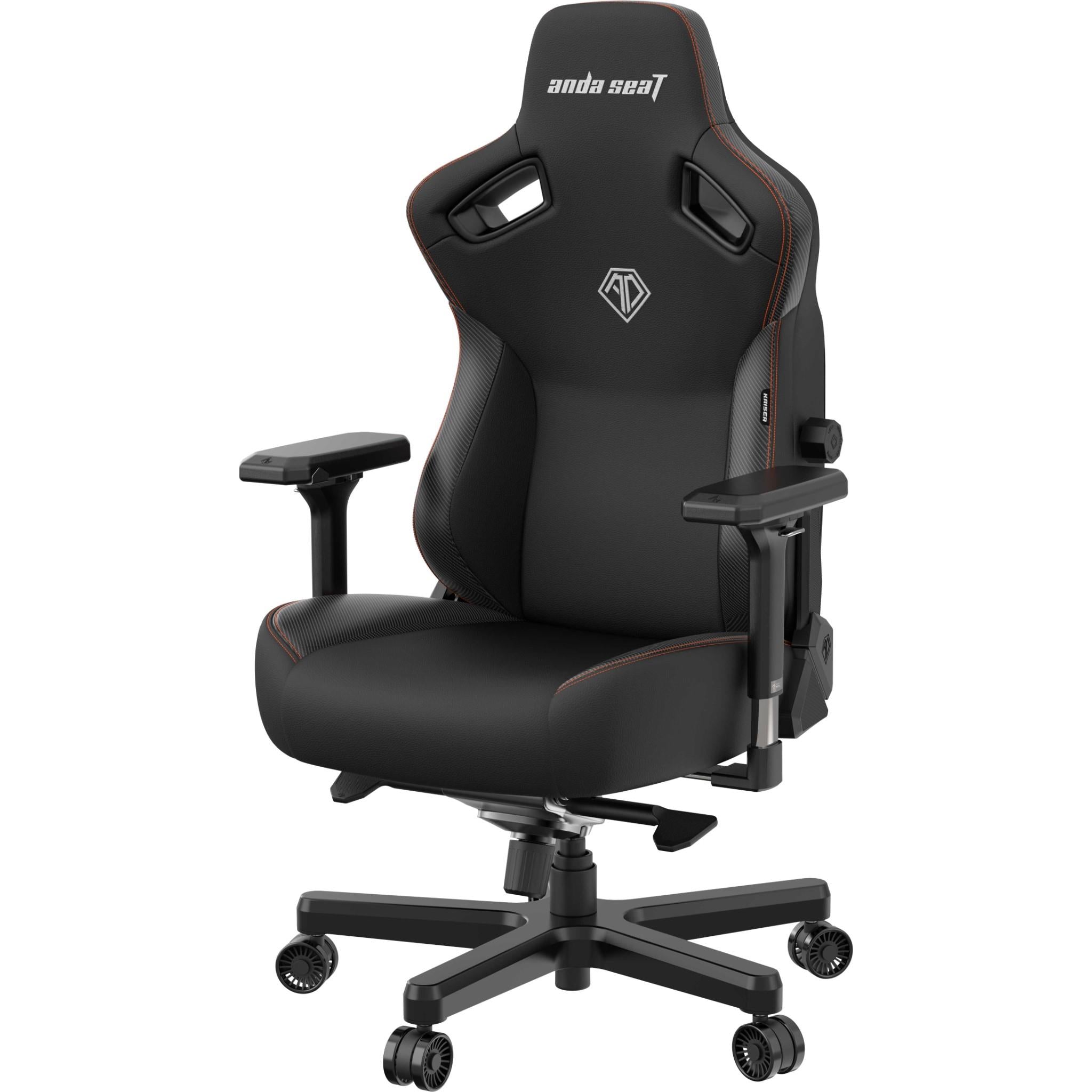 Anda Seat Kaiser 3 Series Premium Ergonomic Gaming Chair - Black (Large Size) for PC, PS5, Xbox Gaming & Office Work