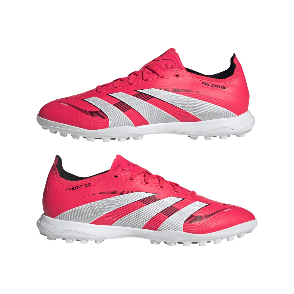 Adidas Predator League TF Turf Football Shoes for Men - Lucid Red/White/Core Black - Soccer Cleats for Artificial Grass - Perfect for Training & Matches