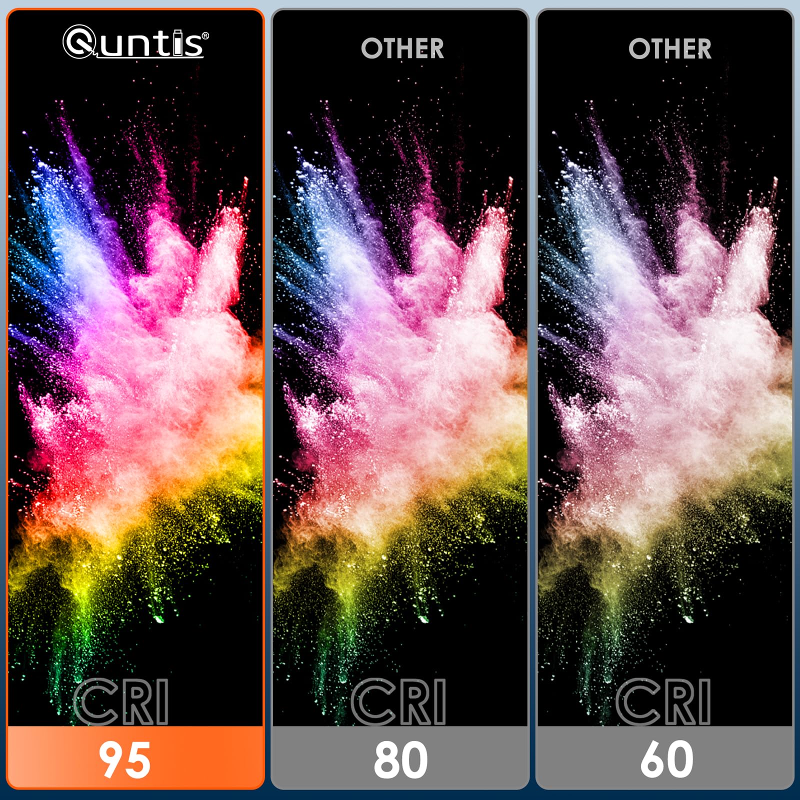 Quntis HY214 Monitor Light Bar - Dimmable LED Screen Lamp with Backlight for Eye Protection, Computer Desk Lighting for Home Office, Gaming & Study
