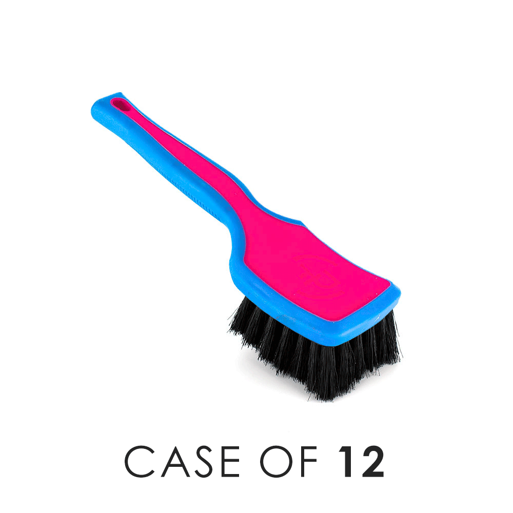 ProGrip Heavy Duty Interior Scrub Brush with Ergonomic Handle - Perfect for Car Detailing, Home Cleaning & Kitchen Sink Scrubbing