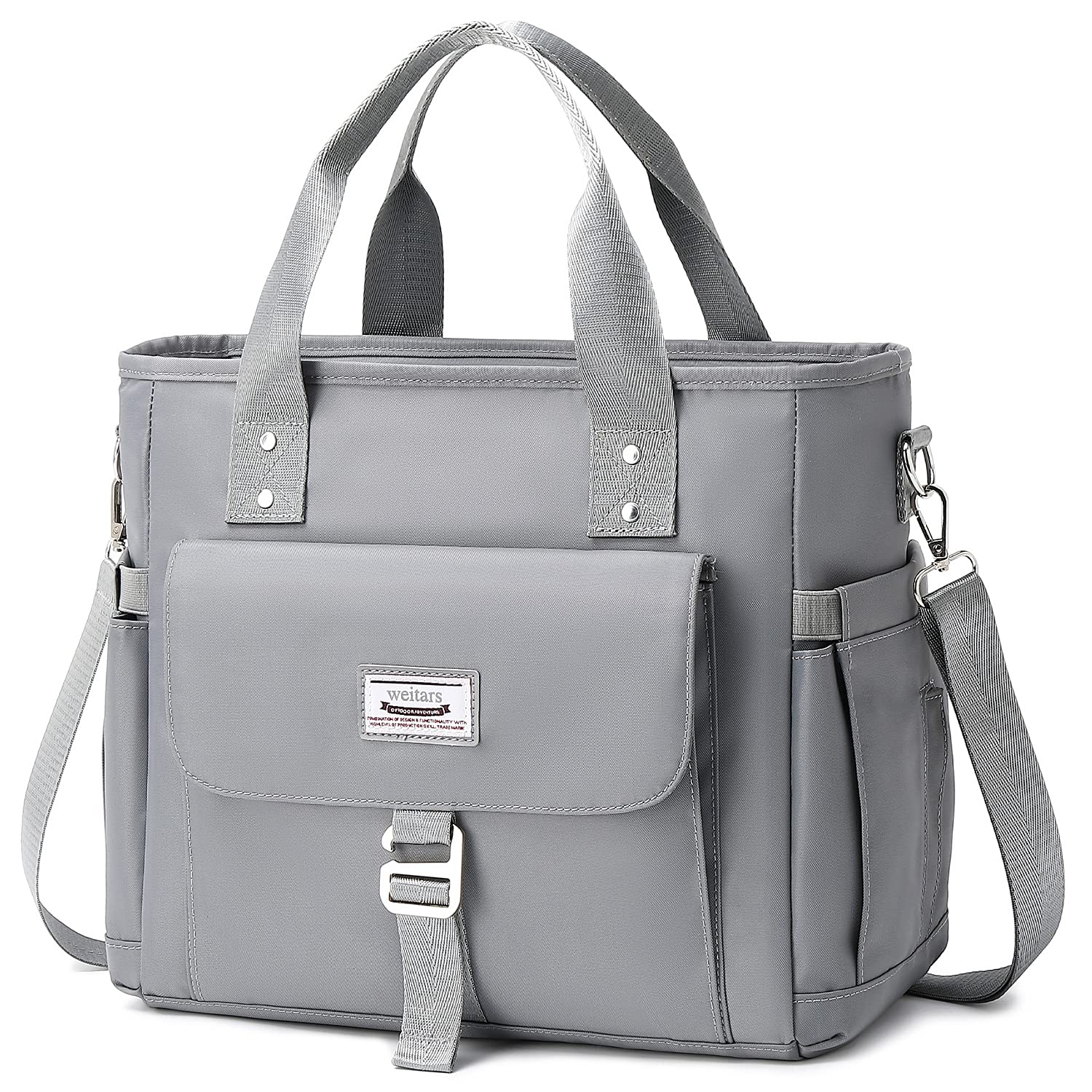 Weitars Insulated Lunch Bag for Men & Women - Leak Proof Lunch Box for Work, Large Lunch Tote with Removable Shoulder Strap - Perfect for Office, School, Picnic & Hiking