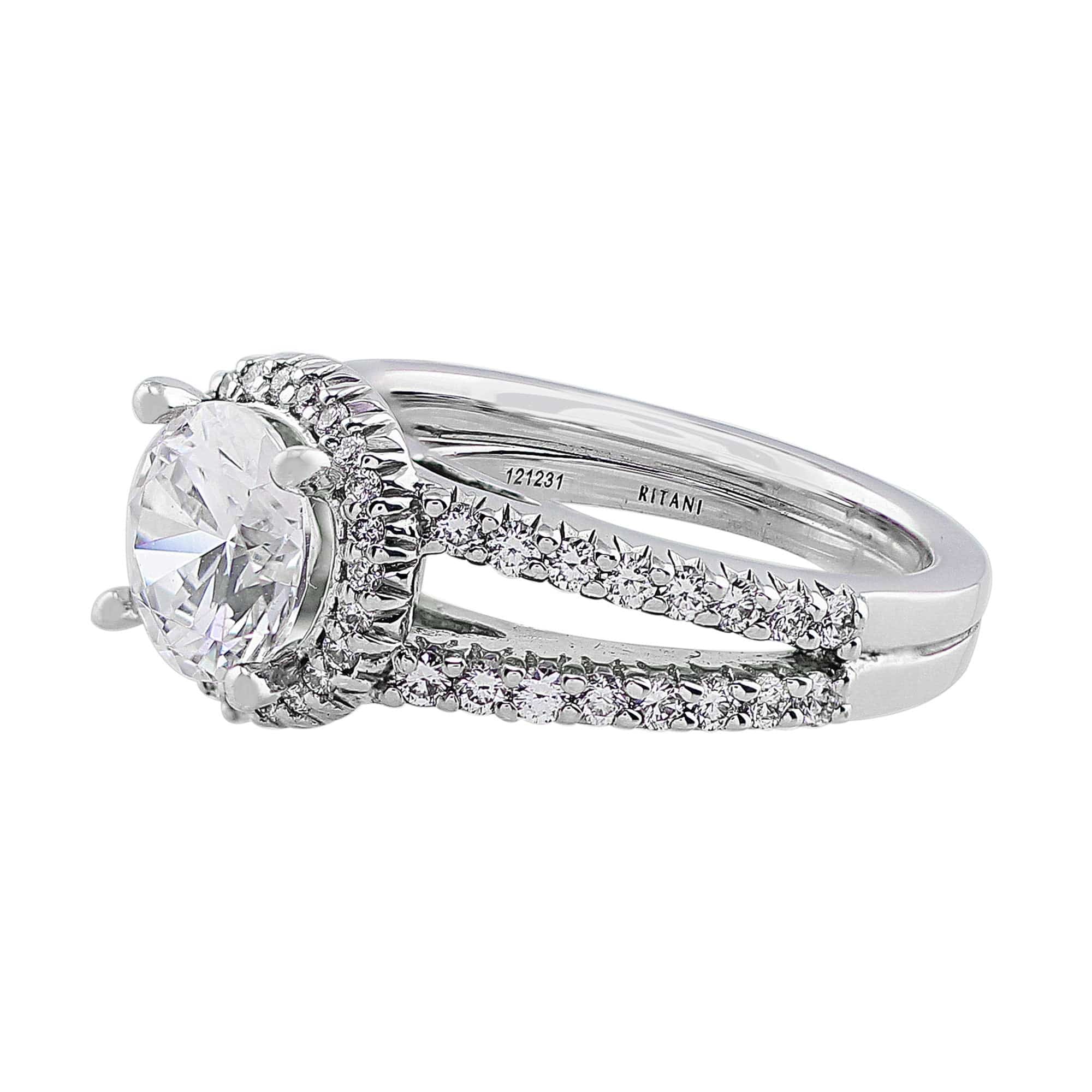 18K White Gold Bella Vita Diamond Ring for Women - Elegant Wedding, Engagement & Anniversary Jewelry Gift - Perfect for Proposals, Bridal & Special Occasions