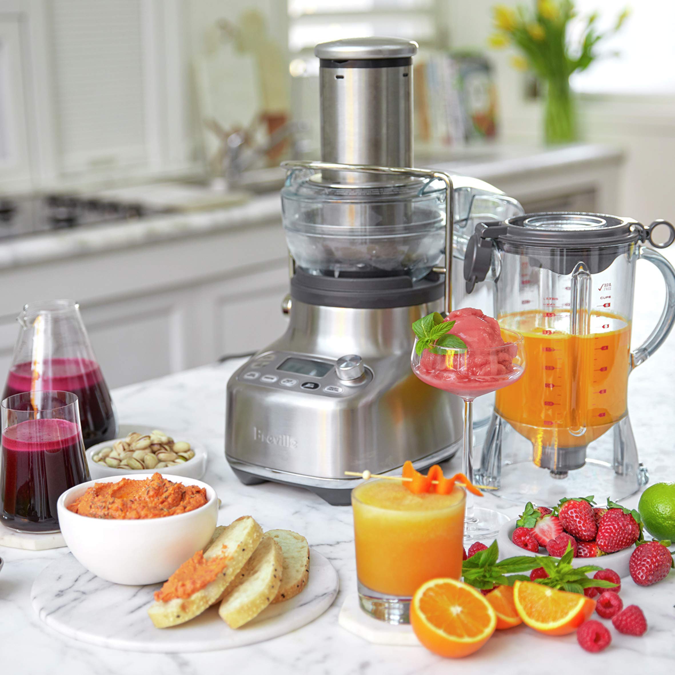Breville 3X Bluicer Pro Blender & Juicer - Stainless Steel for Smoothies & Juicing