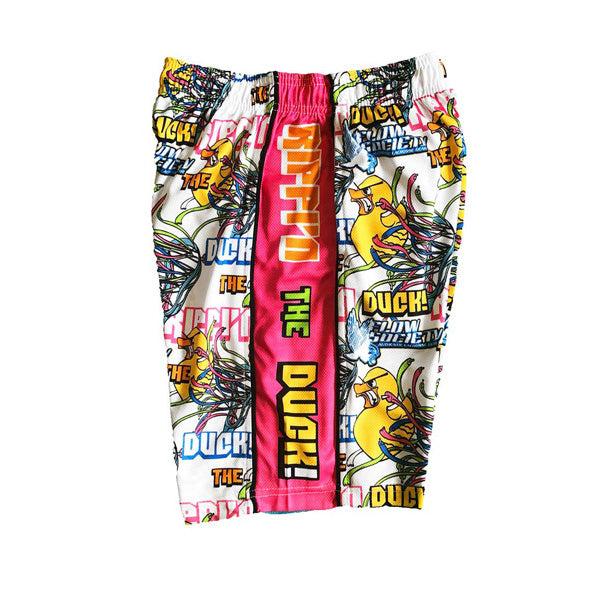 Boys Rippin the Duck Attack Short Sleeve Graphic T-Shirt - Cool Cartoon Duck Design for Kids & Teens - Perfect for School, Playdates & Casual Outings