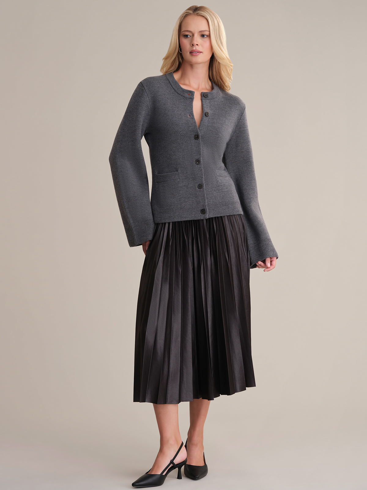 Catherine Women's Wool Cardigan - Soft & Warm Knit Sweater for Fall & Winter | Perfect for Office, Travel & Casual Outfits