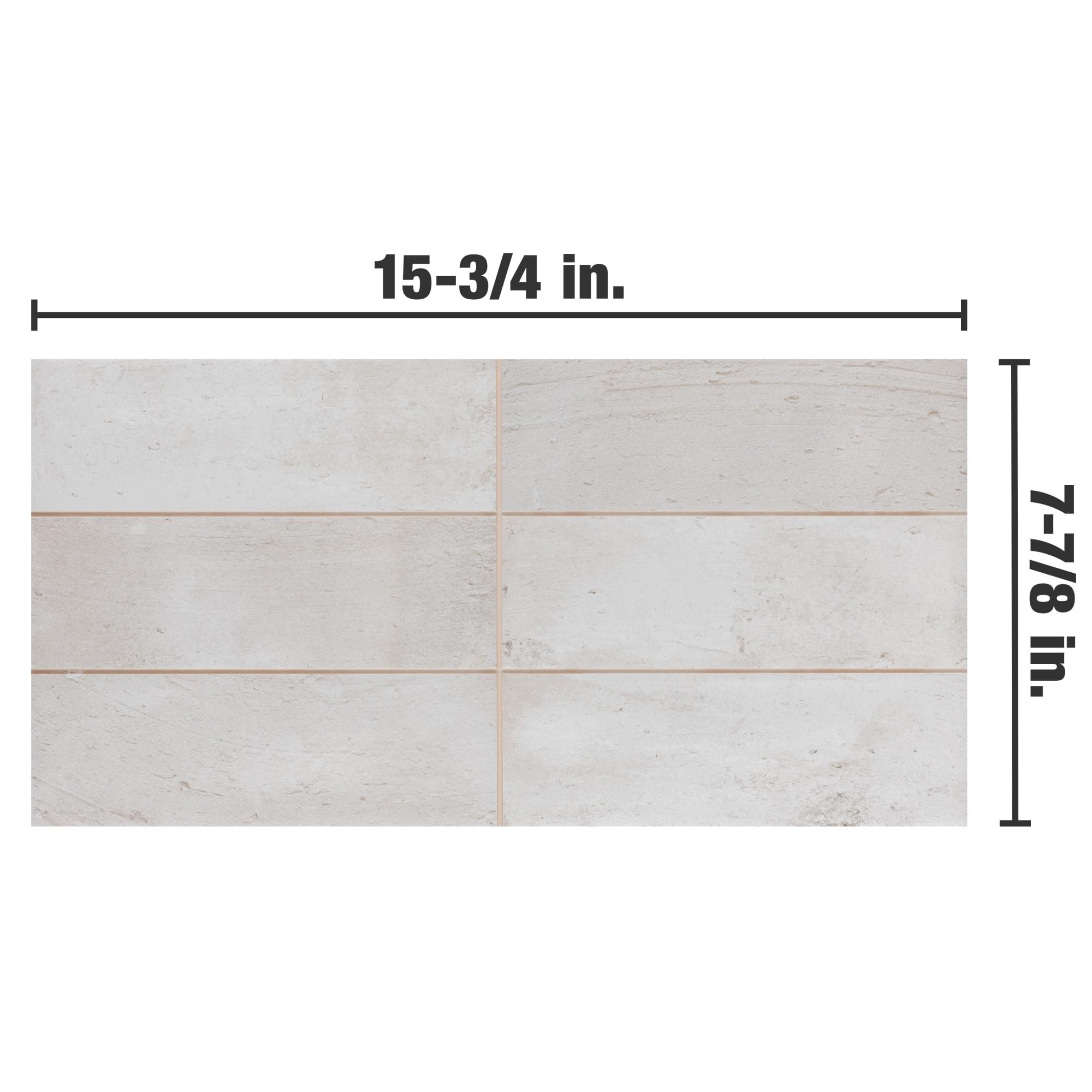 Merola Tile Kings Mud Sand 7-7/8