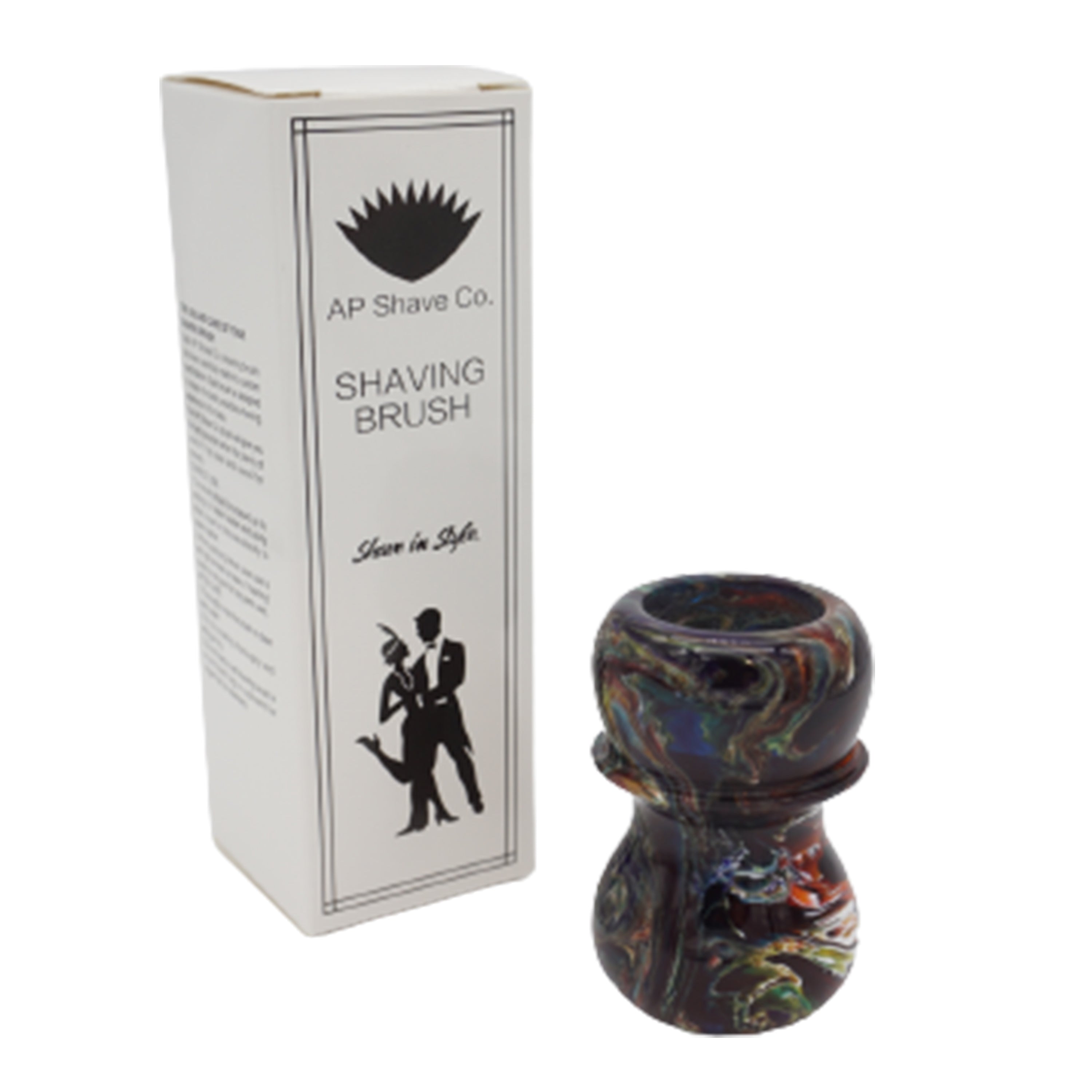 Premium Handcrafted Spring Shaving Brush Handle - Fits 24mm & 26mm Knots - Perfect for Wet Shaving & Grooming Gifts for Men