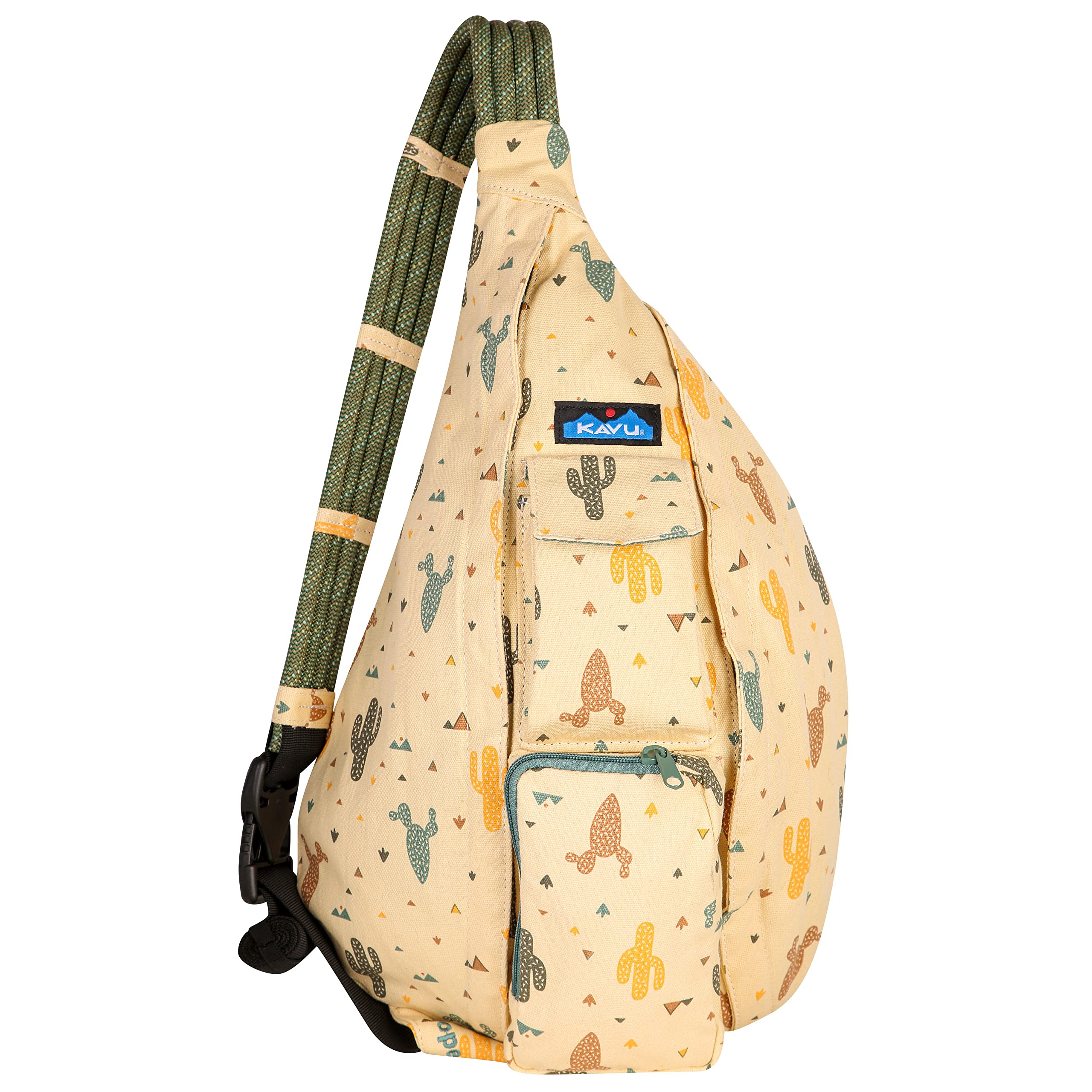 KAVU Original Adjustable Rope Sling Bag - Lightweight Crossbody Shoulder Pack for Hiking, Travel & Everyday Use