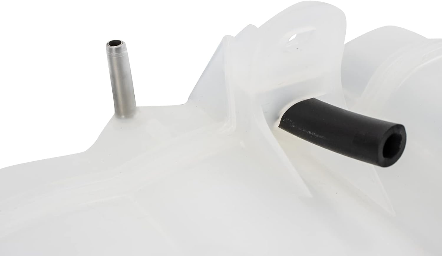 Replacement Coolant Recovery Tank with Cap for 2015-2020 Dodge Charger Challenger 6.4L V8 - White Textured Plastic (Part# CH3014157, 68237637AA) - Durable Engine Cooling System Solution for High-Performance Vehicles