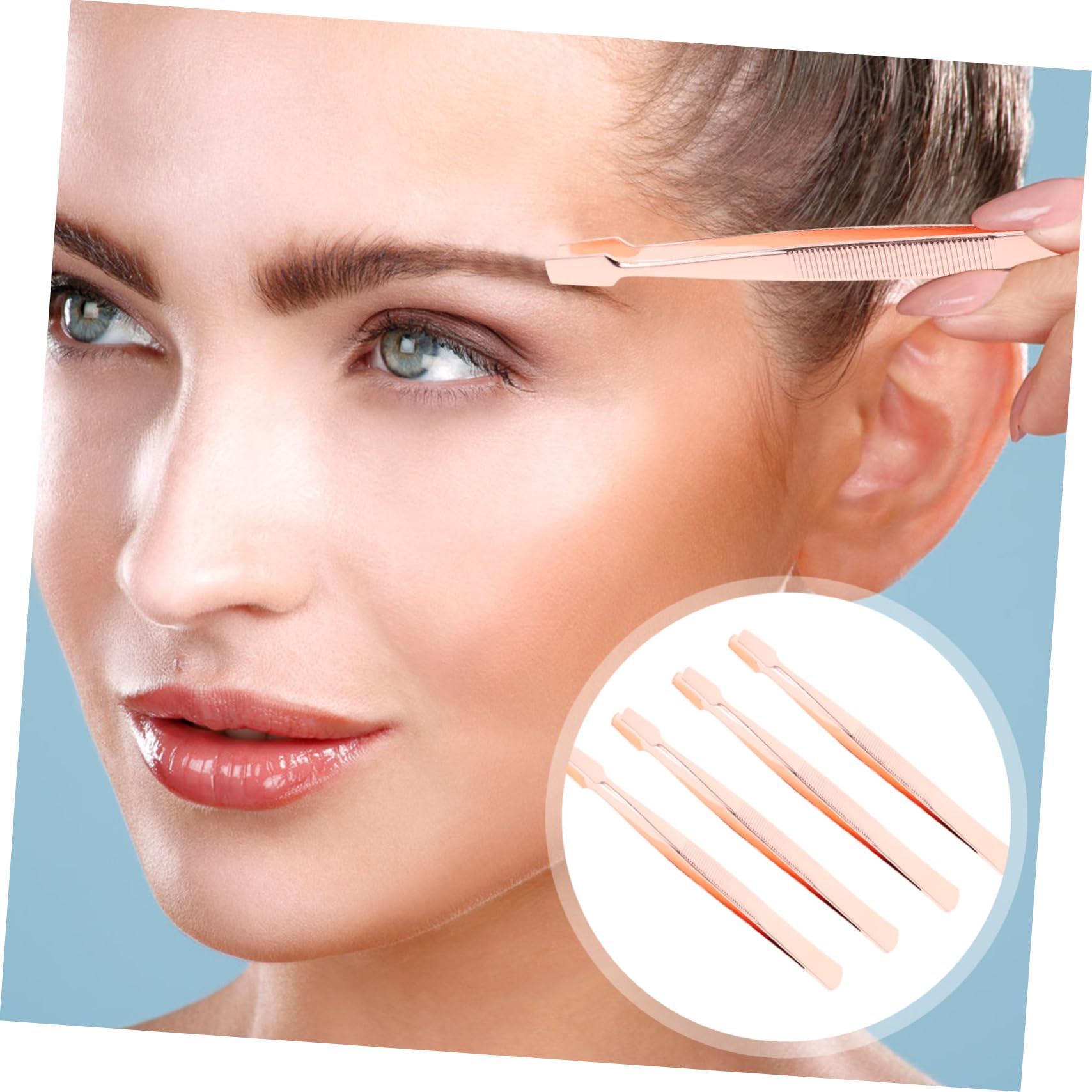 Premium Ergonomic Eyelash Extension Tweezers - Professional Stainless Steel Lash Tweezers for Salon & Home Use - Perfect for Eyelash Extensions, Stamp Collecting, and Precision Crafting