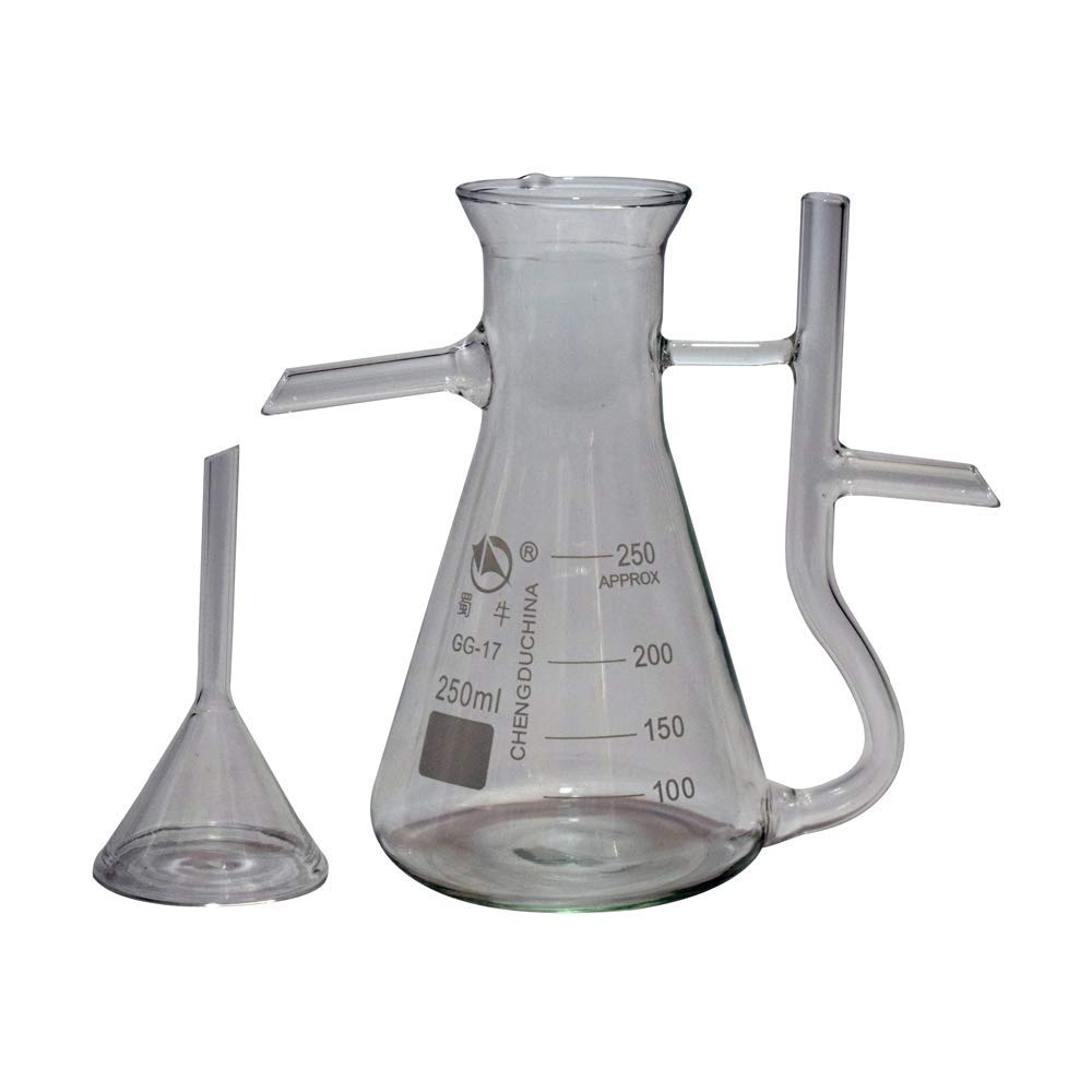 5pcs Essential Oil Distillation Kit with Water Oil Separator, Measuring Cup, Glass Bottles, Silicone Tube & 2000ml Glass Funnel - Complete Lab Supply for DIY Aromatherapy, Herbal Extracts & Home Distillation Projects
