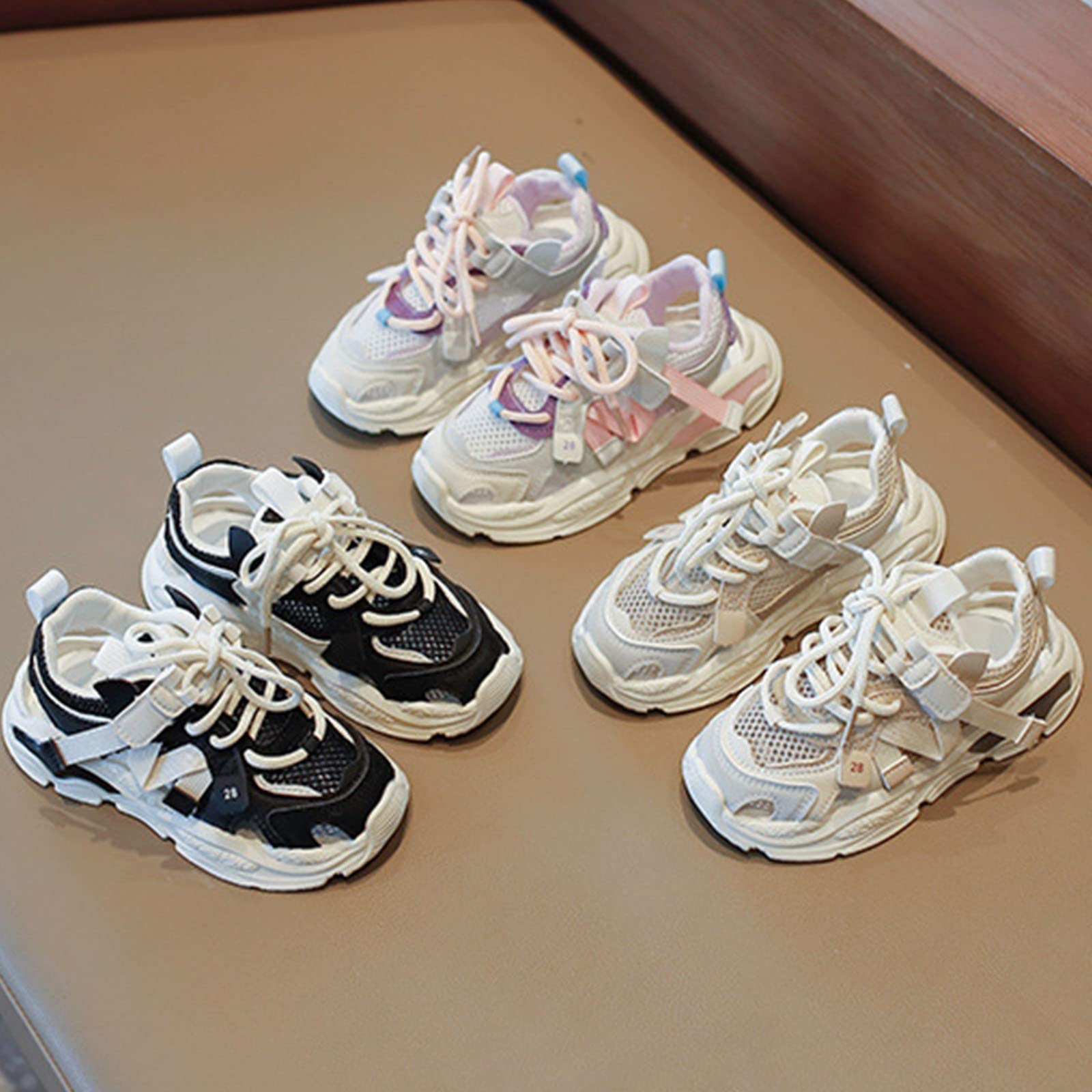 **Breathable Kids Sneakers for Boys & Girls - Lightweight Toddler Walking & Running Shoes for Sports & Play**    **Perfect for School, Playground, and Everyday Comfortable Wear**