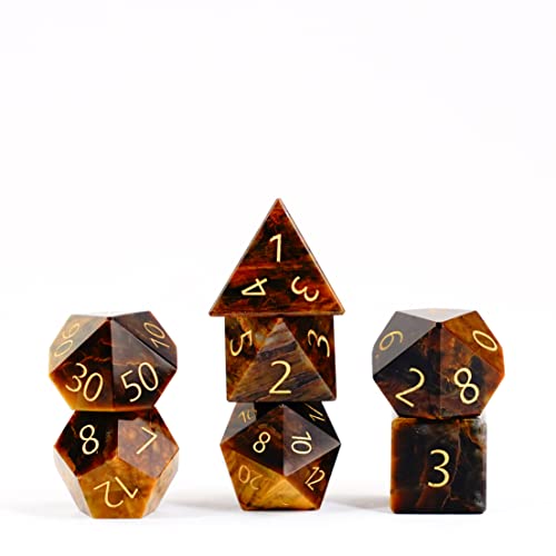 Engraved Matrix Tiger's Eye
