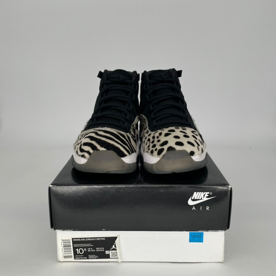 AIR JORDAN 11 ANIMAL INSTINCT Women's Basketball Shoes Size 9/10.5W - AR0715-010 - Perfect for Streetwear & Court Performance
