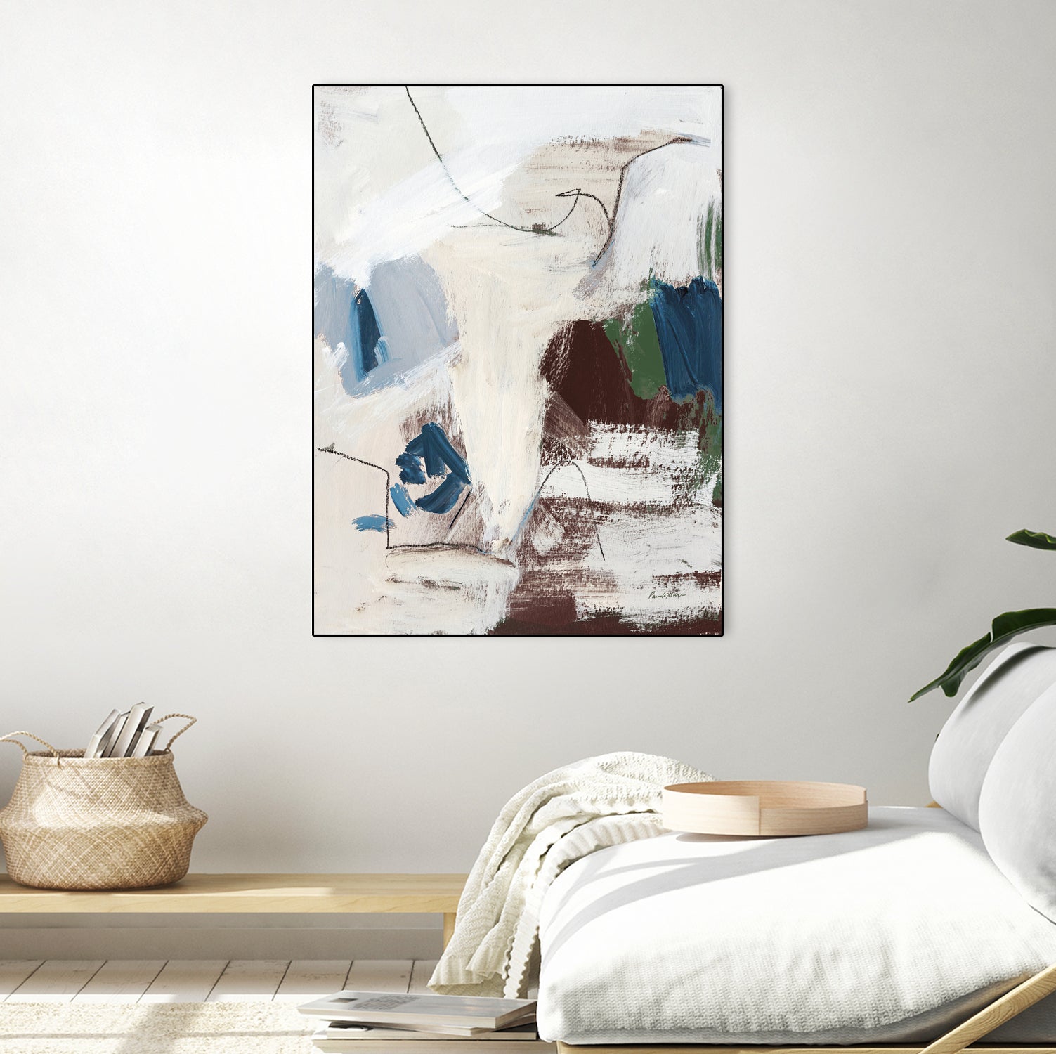 Dark Abstract II - Modern Abstract Wall Art Canvas Print for Home & Office Decor | Perfect for Living Room, Bedroom, or Office Spaces