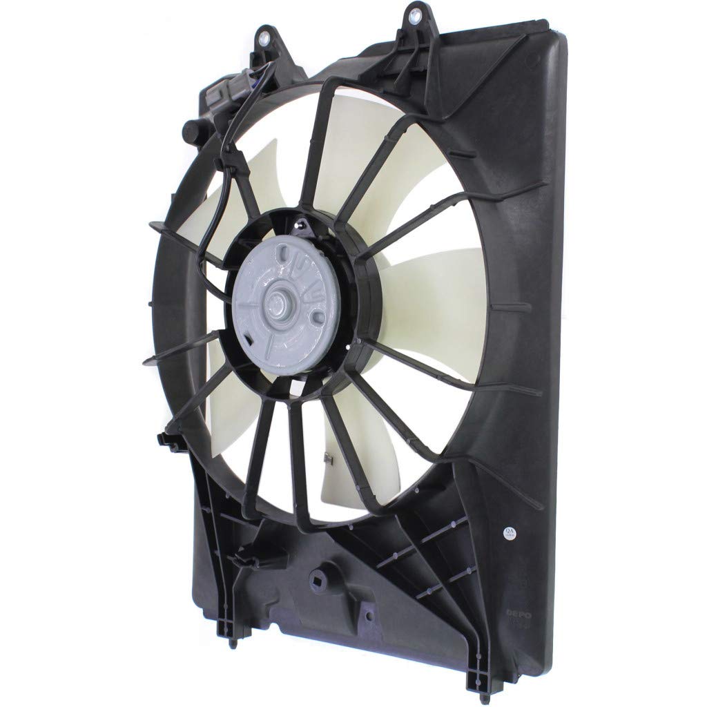2007-2009 Acura MDX A/C Radiator Fan Assembly - Driver Side Replacement Part #AC3115117, 38616-RYE-A01, 38611-RYE-A01, 38615-RYE-A01 - Perfect for Cooling System Repair & Maintenance