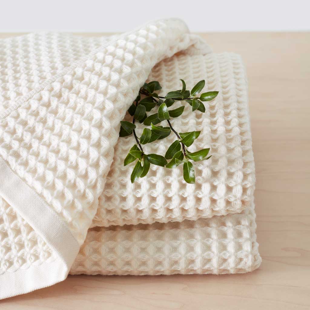 Premium Imabari Waffle Weave Bath Towels - Ultra Soft & Absorbent Japanese Cotton Towel Set for Spa, Bathroom & Luxury Home Use