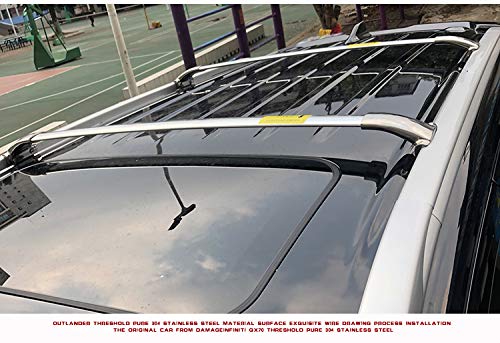 2013-2020 Mitsubishi Outlander Roof Rack Cross Bars - 2PC Stainless Steel Cargo Carrier for SUV - Perfect for Road Trips, Camping & Outdoor Adventures