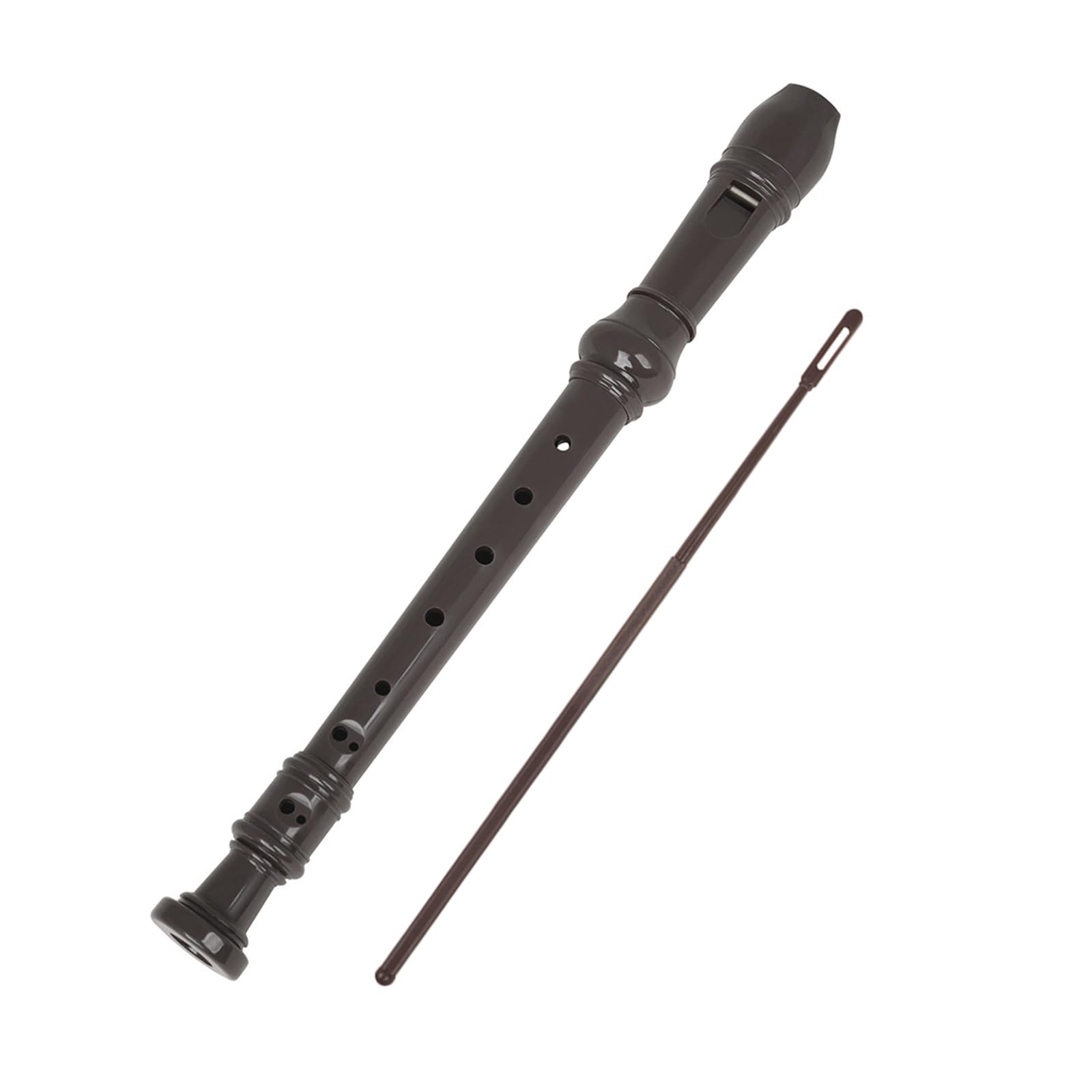 8 Hole Detachable Soprano Recorder Wooden Wind Flute - Perfect for Music Lessons, Beginners & Classroom Performances