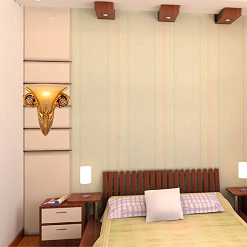 European Gold Resin Cavel Dining Room Wall Lamps - Classic Bedside Bedroom Wall Lights for Living Room, Balcony & Aisle - Elegant Wall Lighting Fixtures for Home Decor, Romantic Ambiance & Interior Design