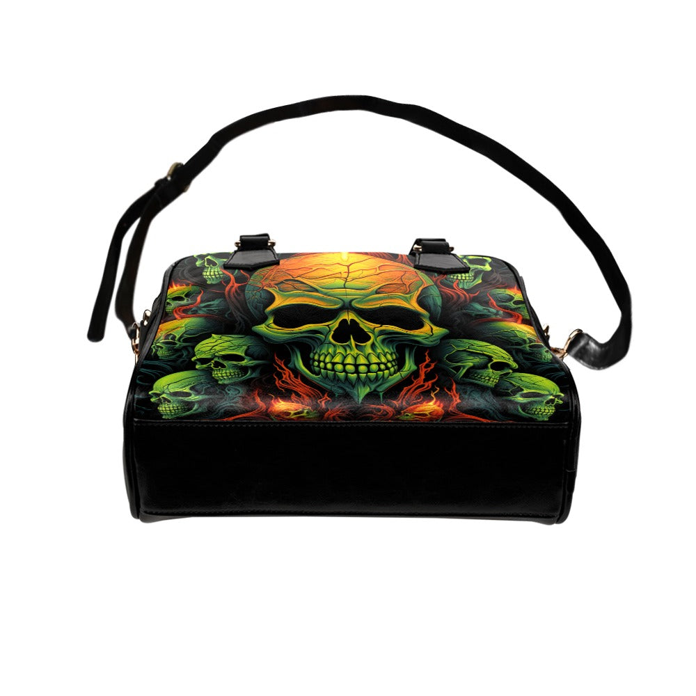 Gothic Skull Shoulder Bag for Women - Edgy Punk Rock Crossbody Purse - Perfect for Halloween, Cosplay, and Night Out Accessories