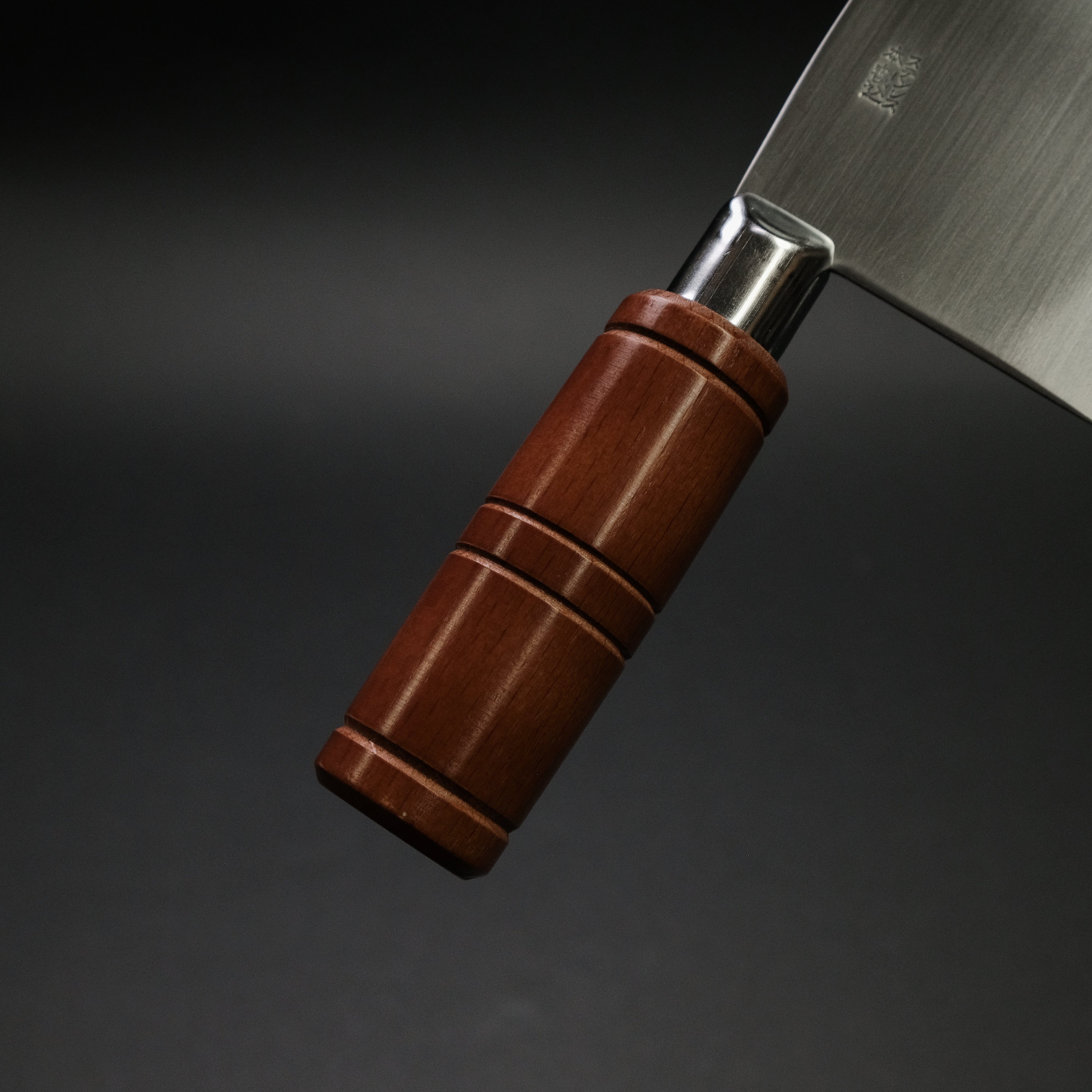 Hitohira 200mm Stainless Steel Clad Chinese Cleaver with Beechwood Handle - Professional Chef Knife for Asian Cuisine, Meat & Vegetable Chopping