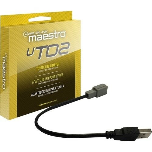iDatalink ACC USB TO2 Radio Replacement USB Retention Cable - Compatible with 2012-2019 Honda, Scion, Subaru & Toyota Vehicles | Car Stereo Upgrade Solution for Seamless Audio System Integration