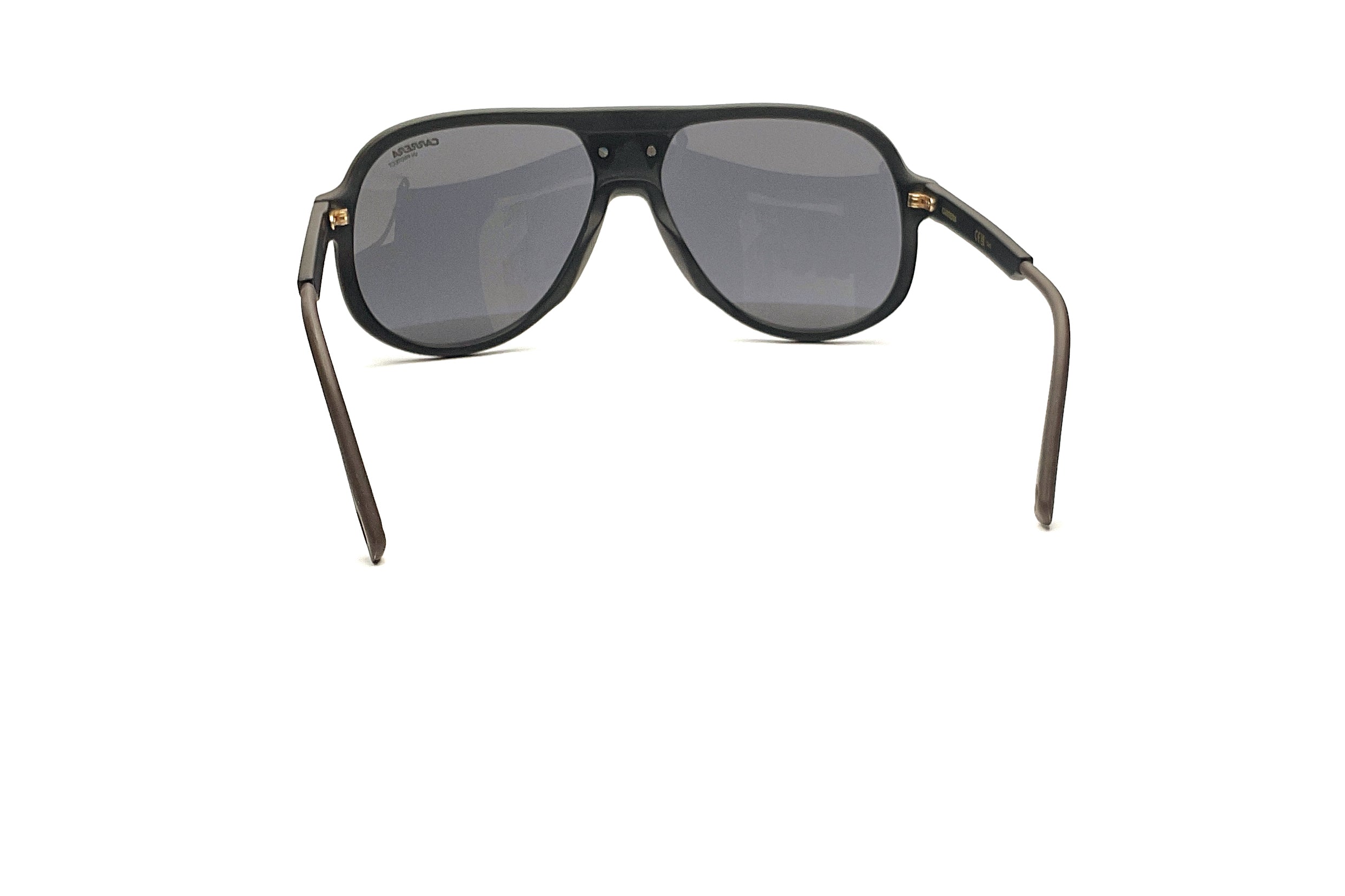 Carrera C Sport 07 Matte Black Gold Sunglasses - Polarized UV Protection for Men & Women - Perfect for Driving, Running, and Outdoor Activities
