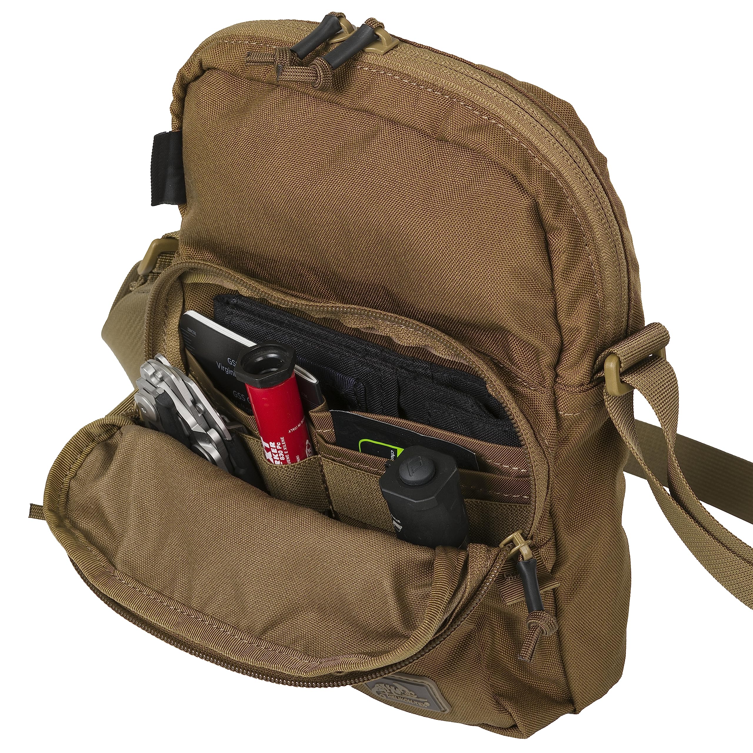 Helikon-Tex EDC Compact Shoulder Bag - Lightweight Tactical Crossbody Bag for Men & Women - Perfect for Travel, Hiking, and Everyday Carry Essentials