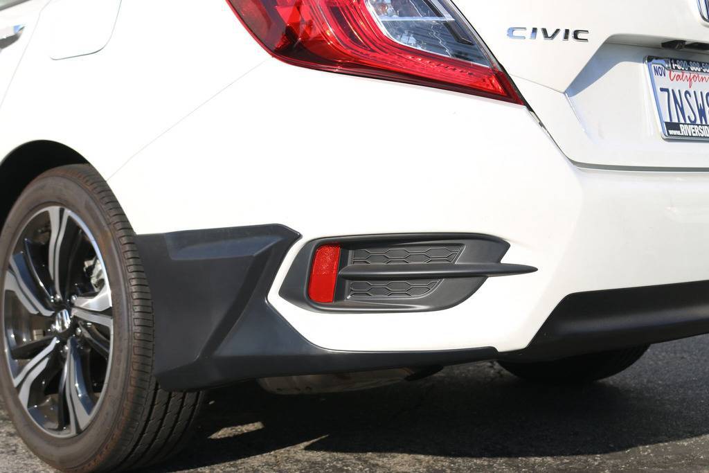 2016-2021 Honda Civic Sedan Rear Bumper Lip Spoiler - HF P Style PP Splitter (Excludes Si Models) | Enhance Your Car's Sporty Look for Street Racing & Car Shows