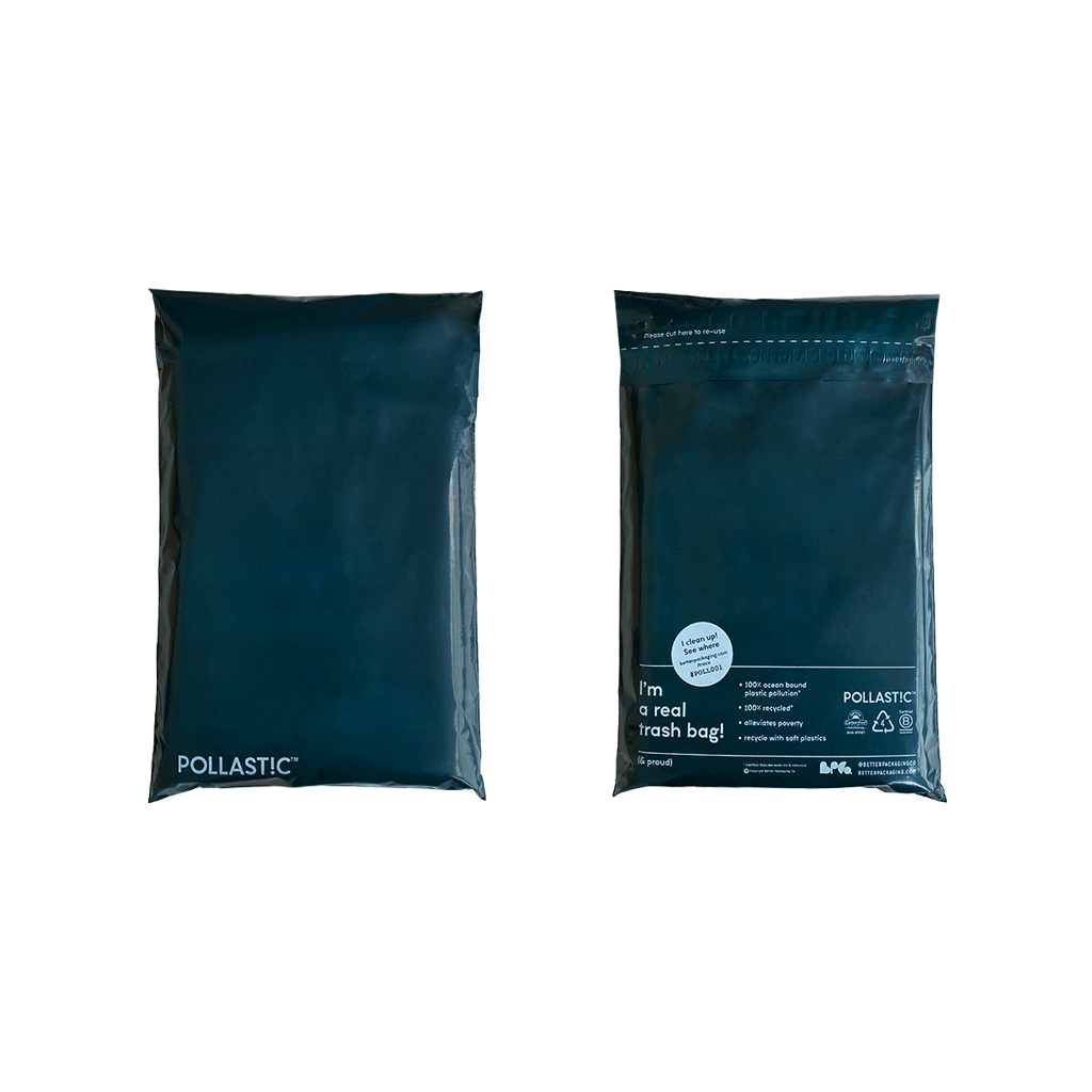 Eco-Friendly POLLAST!C Recycled Poly Mailers - Waterproof & Durable Shipping Envelopes for E-commerce, Retail & Mailing - Perfect for Small Businesses & Online Sellers