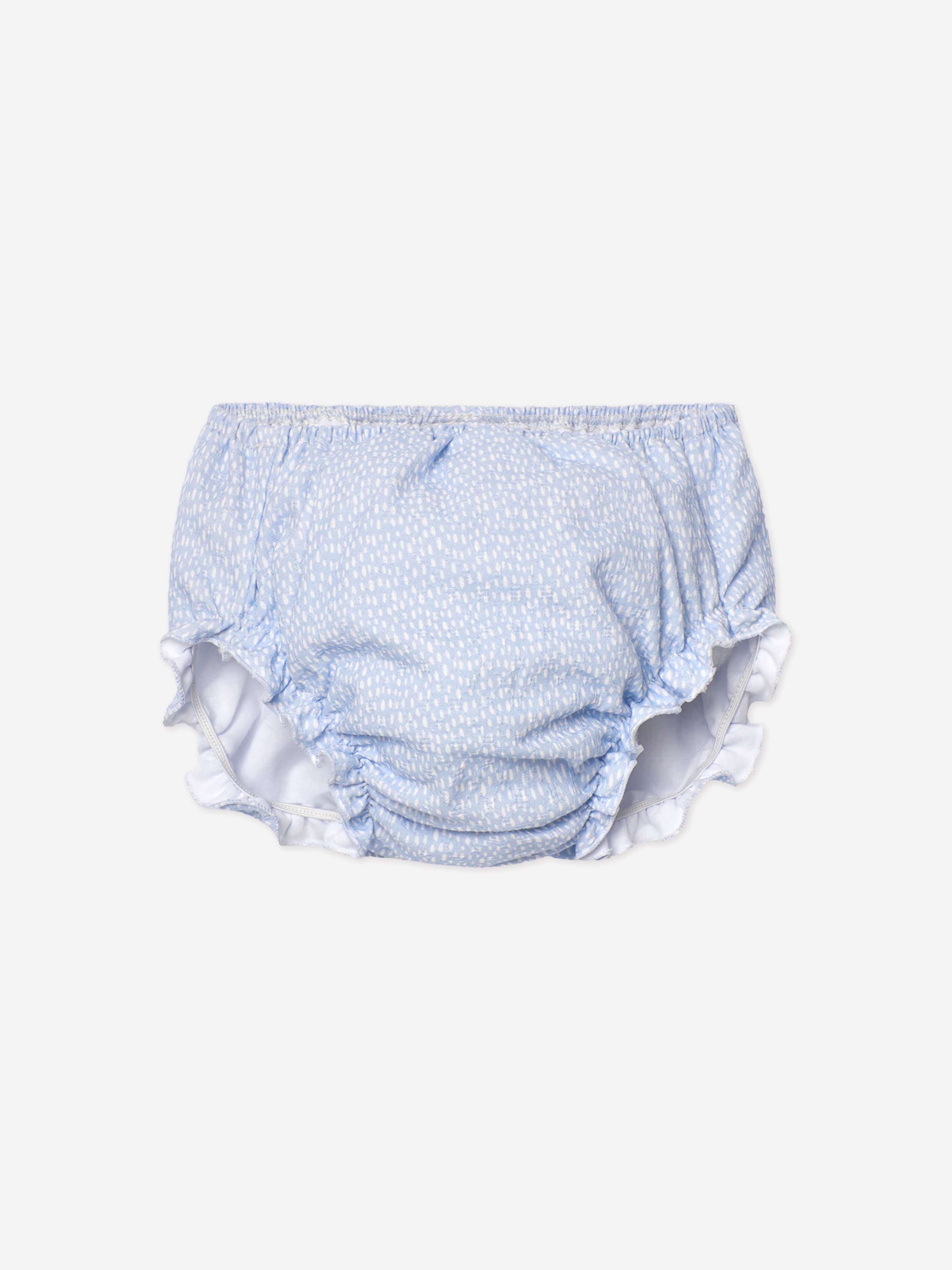 Adorable Baby Girls Dress and Bloomers Set - Soft Blue Outfit for Newborns & Infants | Perfect for Photo Shoots, Parties & Special Occasions